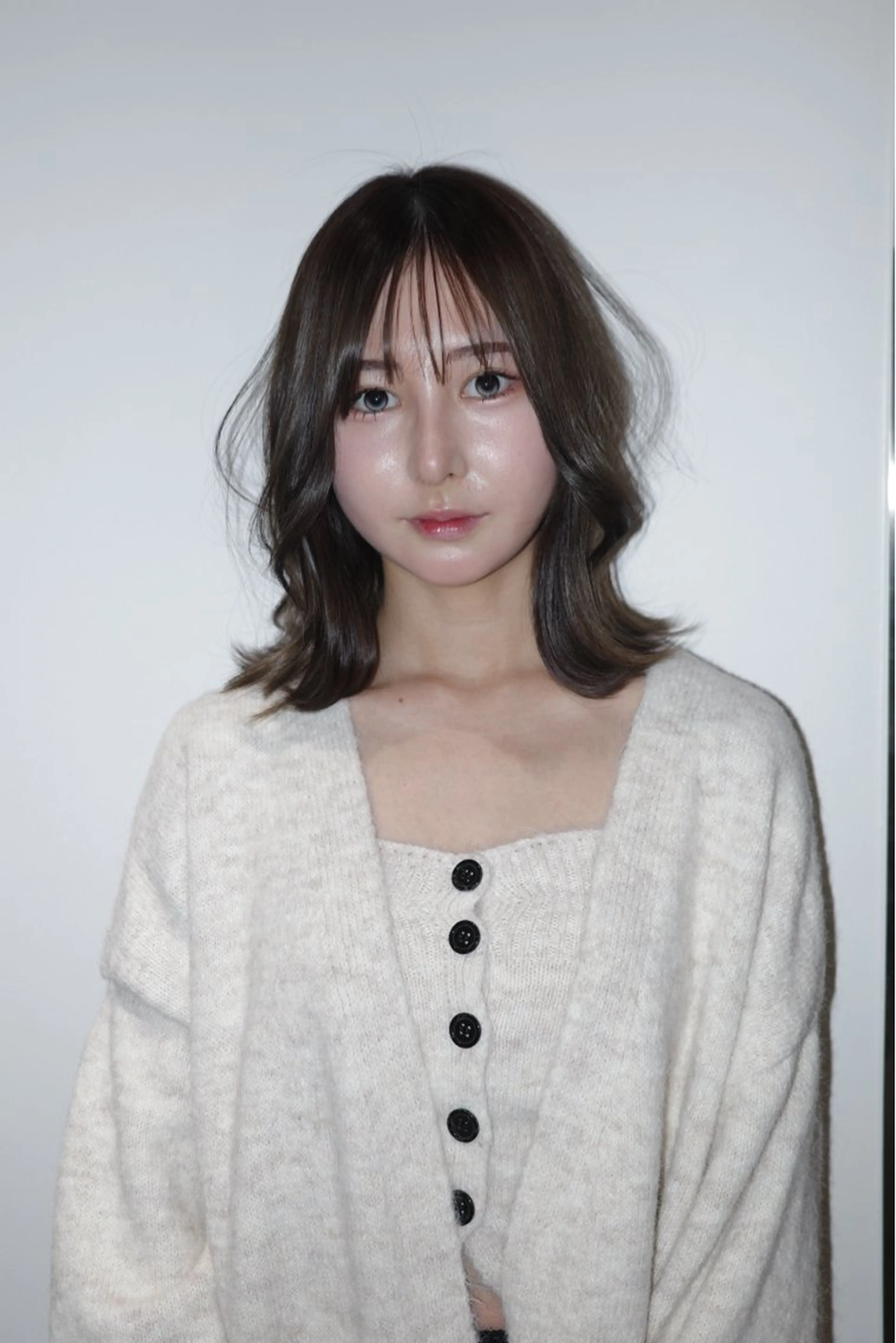 セミロング カラー ヘアアレンジ opus 店長大和 レイヤー/赤み消しのヘアスタイル