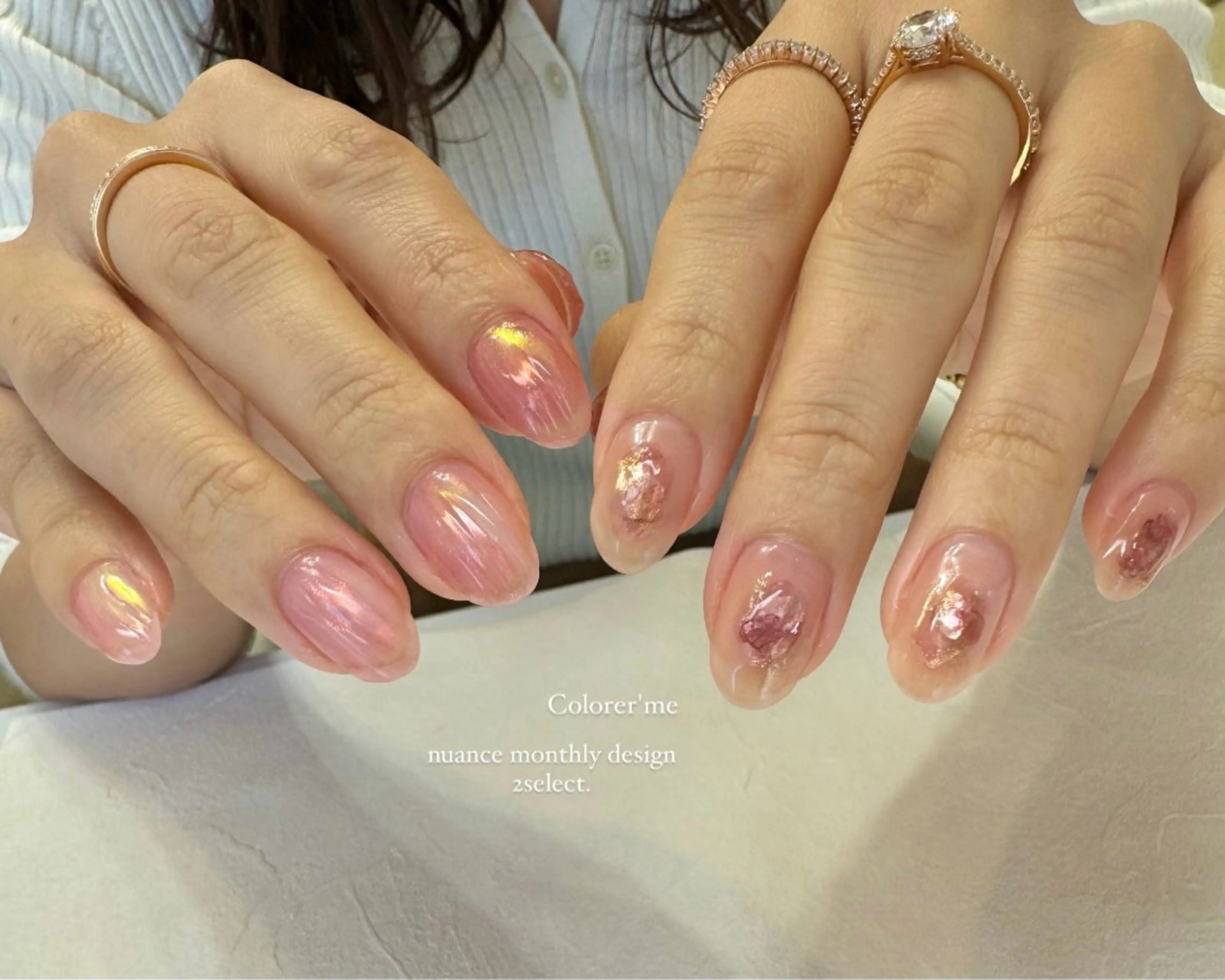 ネイル ニュアンスネイル Colorer'me クロレミーのネイルデザイン