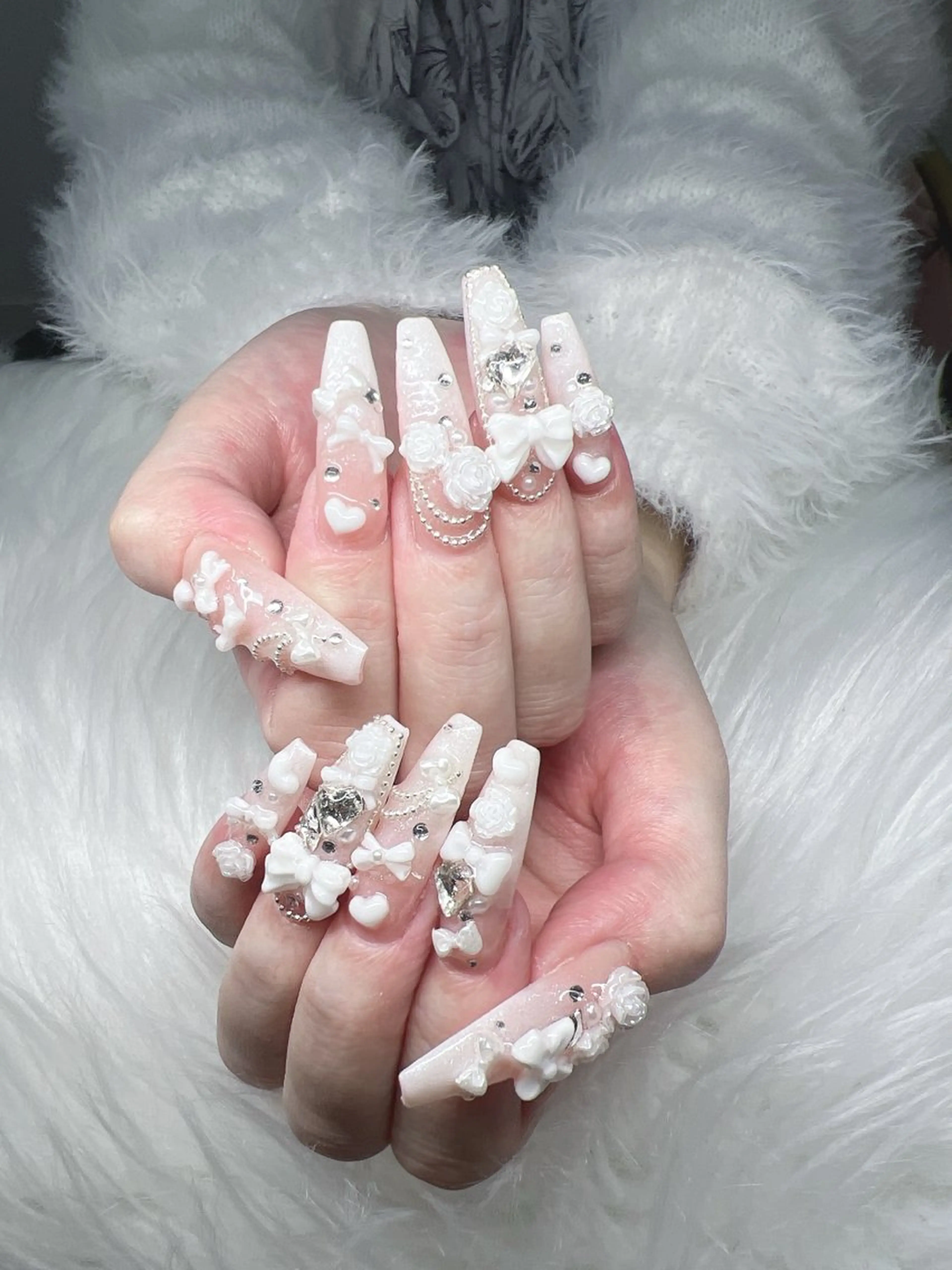 ネイル ハンドネイル Lee Nails チップ長さだし専門店のネイルデザイン