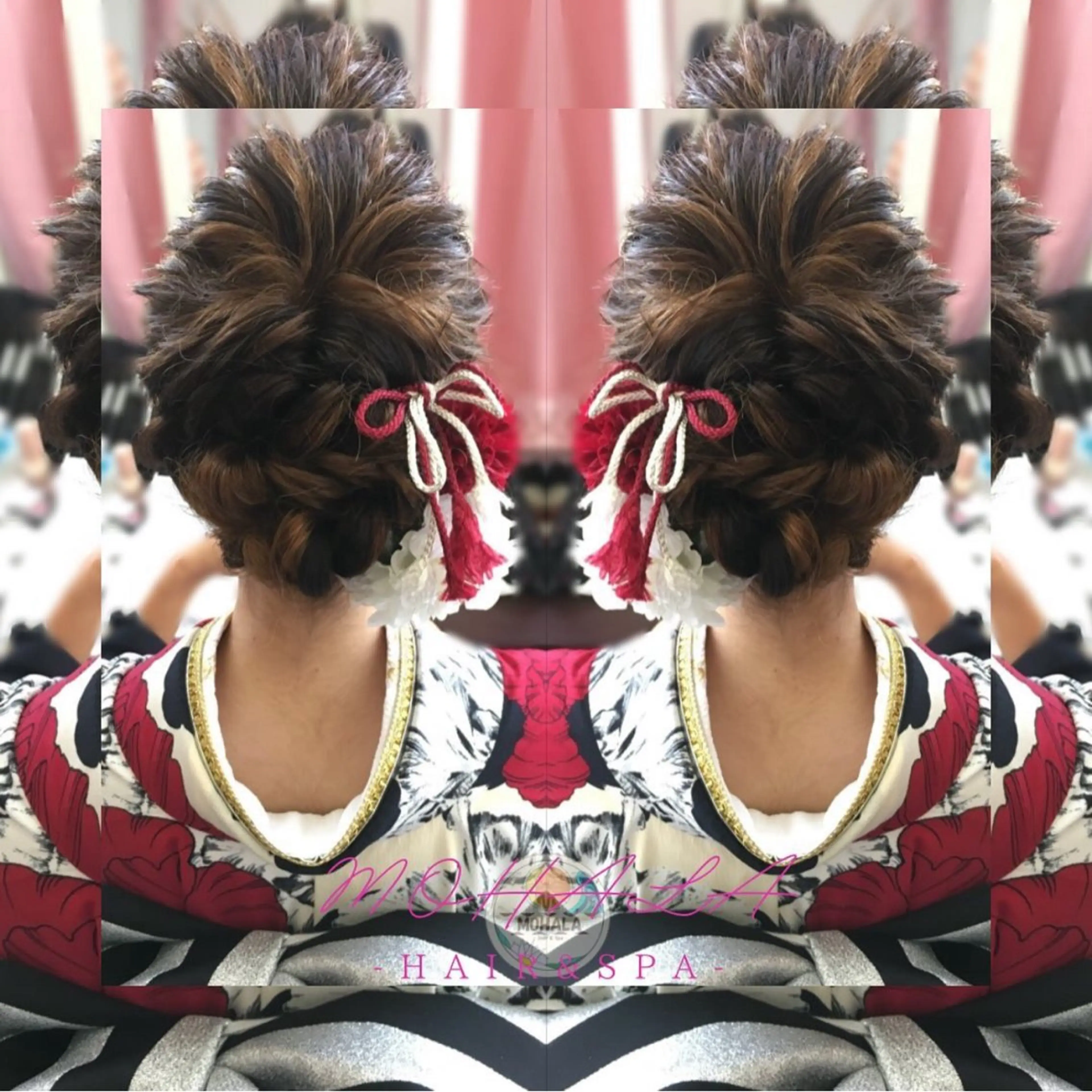 ロング ヘアアレンジ 成人式 Yamauchi natsumiのヘアスタイル