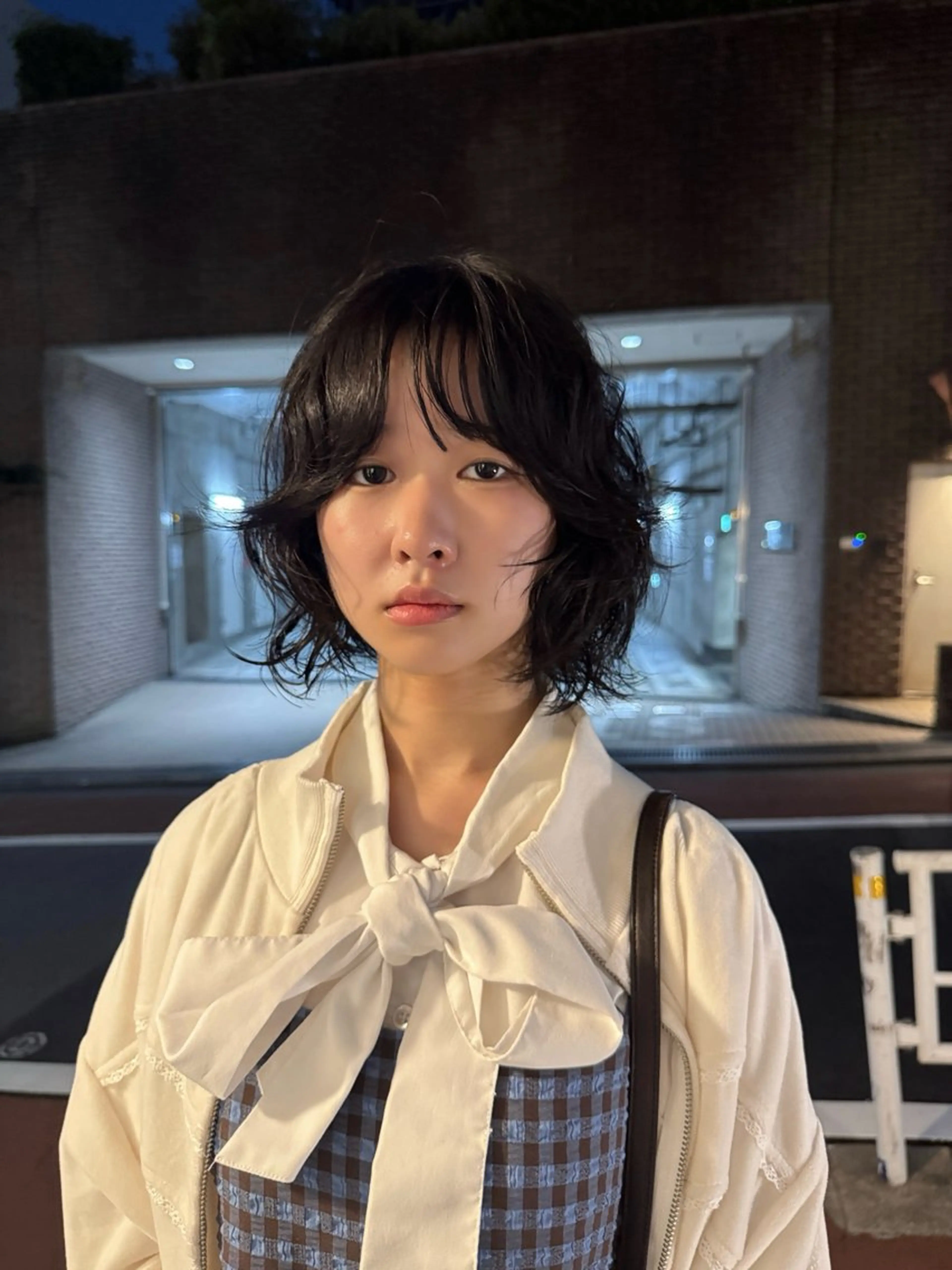 ショート パーマ パーマ/ボブ /レイヤー チヒロのヘアスタイル