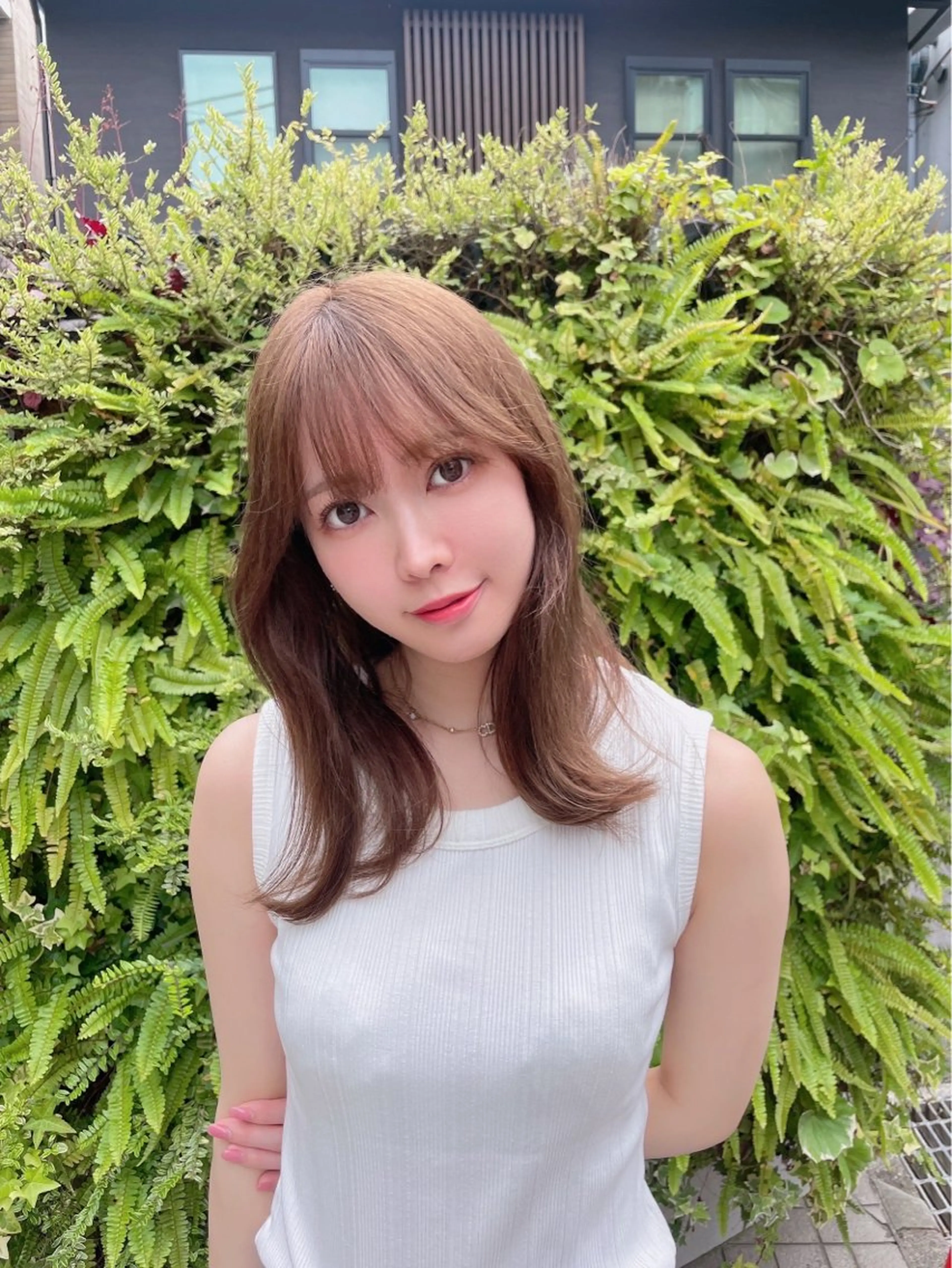 〚ミニモ限定💙〛人気No.3 レディースカット➕艶ワンカラー🫧※髪の毛に優しいオーガニック系のカラー剤使用🌱の写真