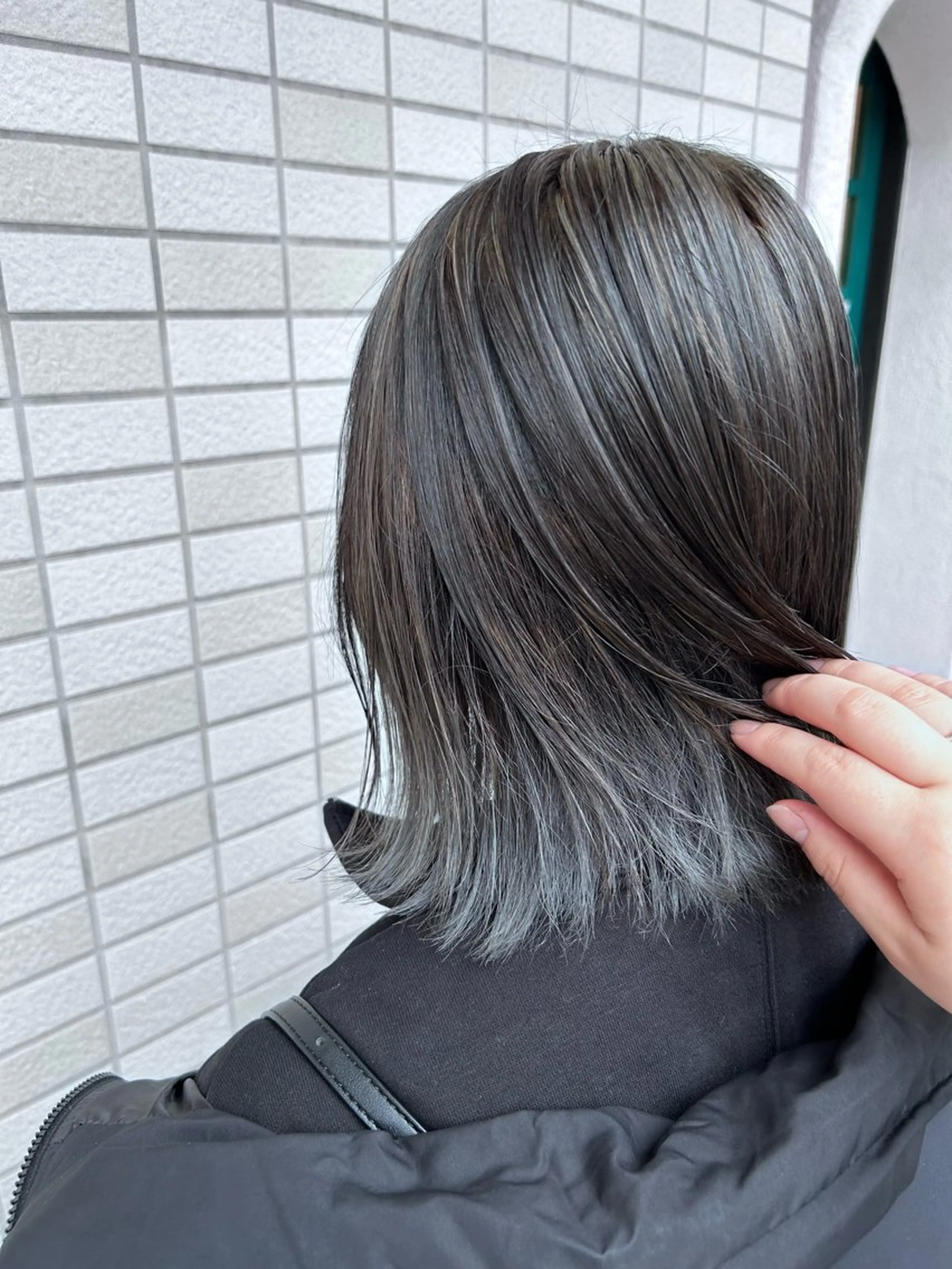 ミディアム カラー ハイライトカラー ハイライト つや髪メニュー💎 ✧亜美︎✧我孫子駅のヘアスタイル