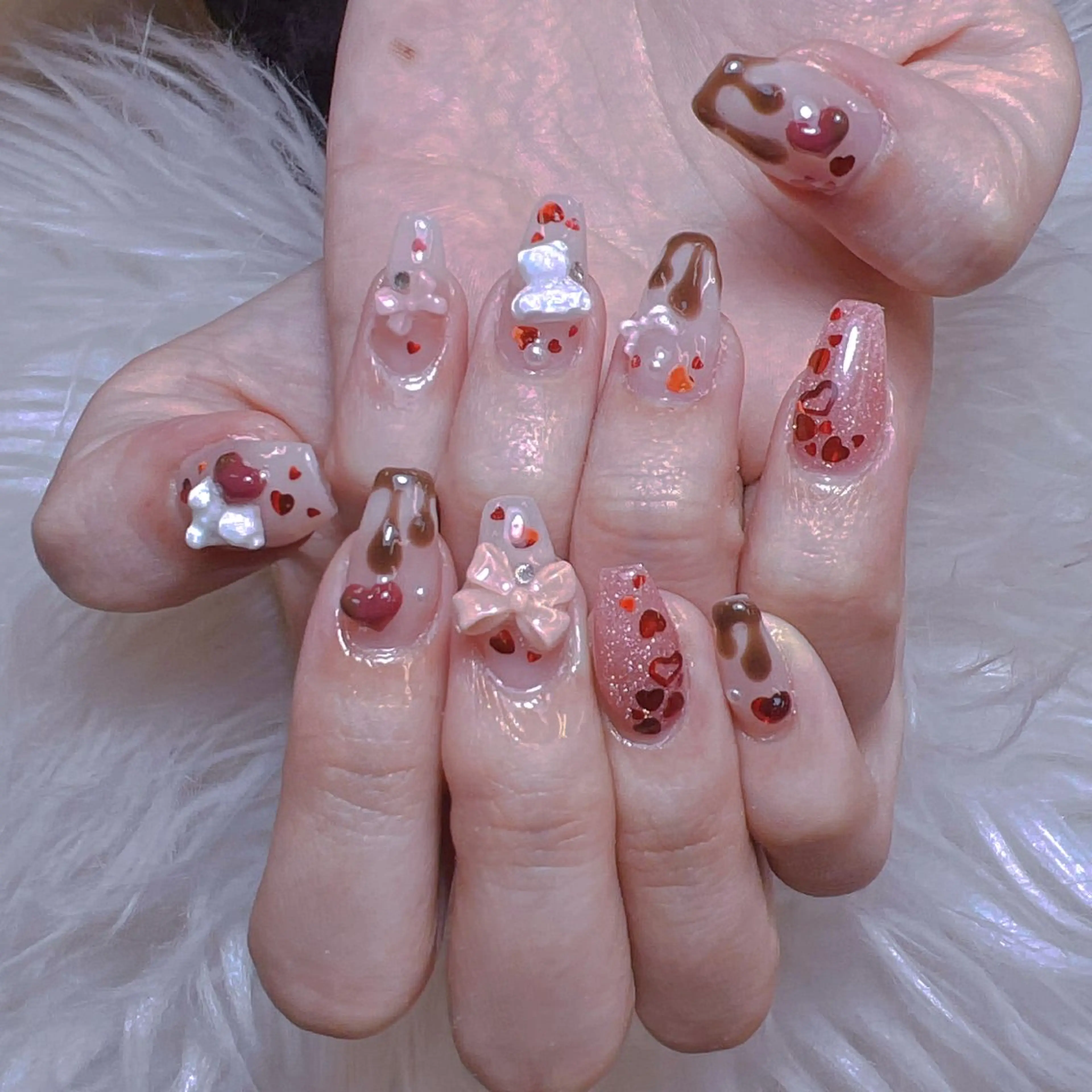 ネイル ハンドネイル ANH ゴテゴテネイルサロンのネイルデザイン