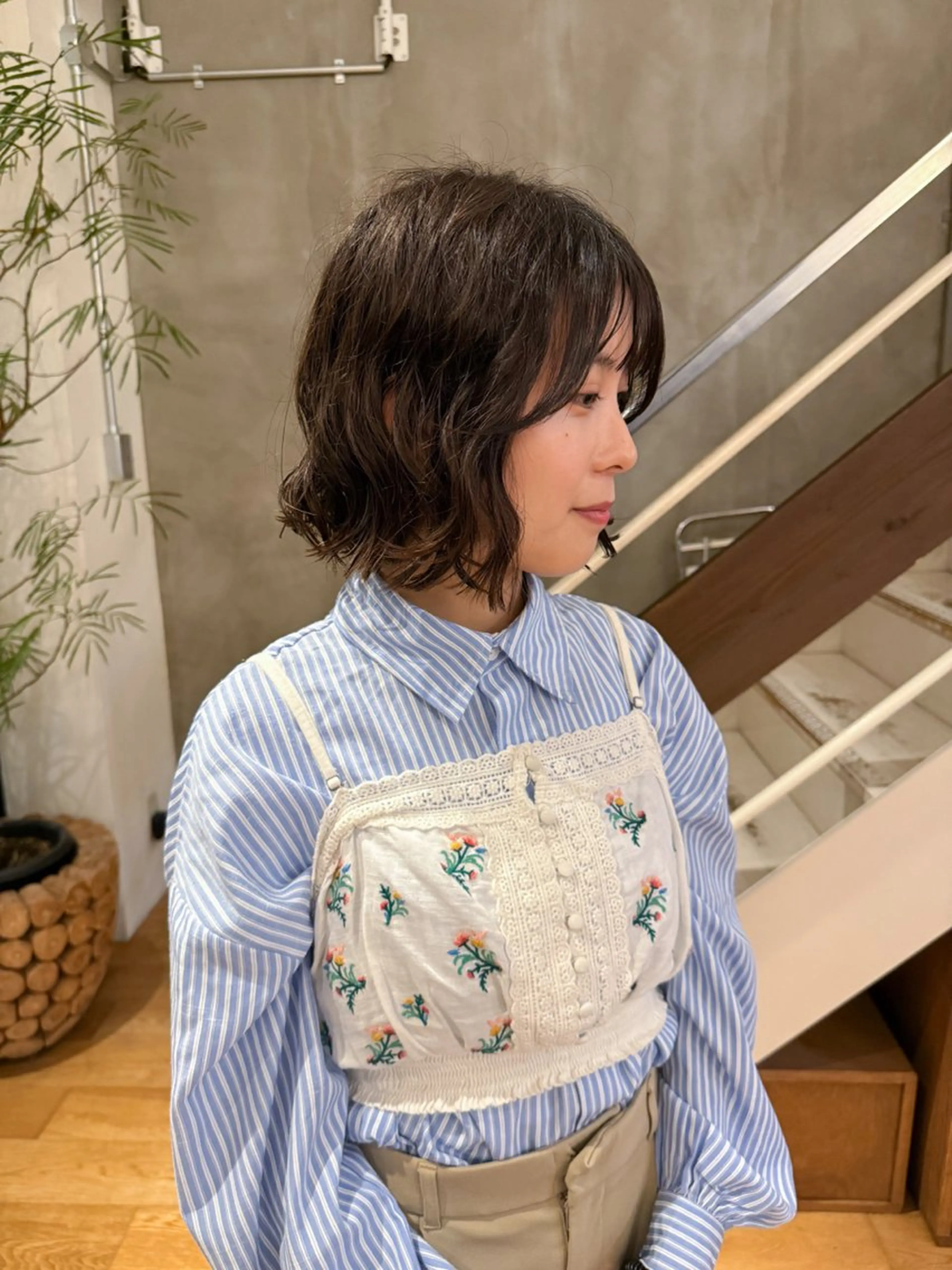 パーマ ボブ 松尾/パーマ/堀江 心斎橋/なんばのヘアスタイル