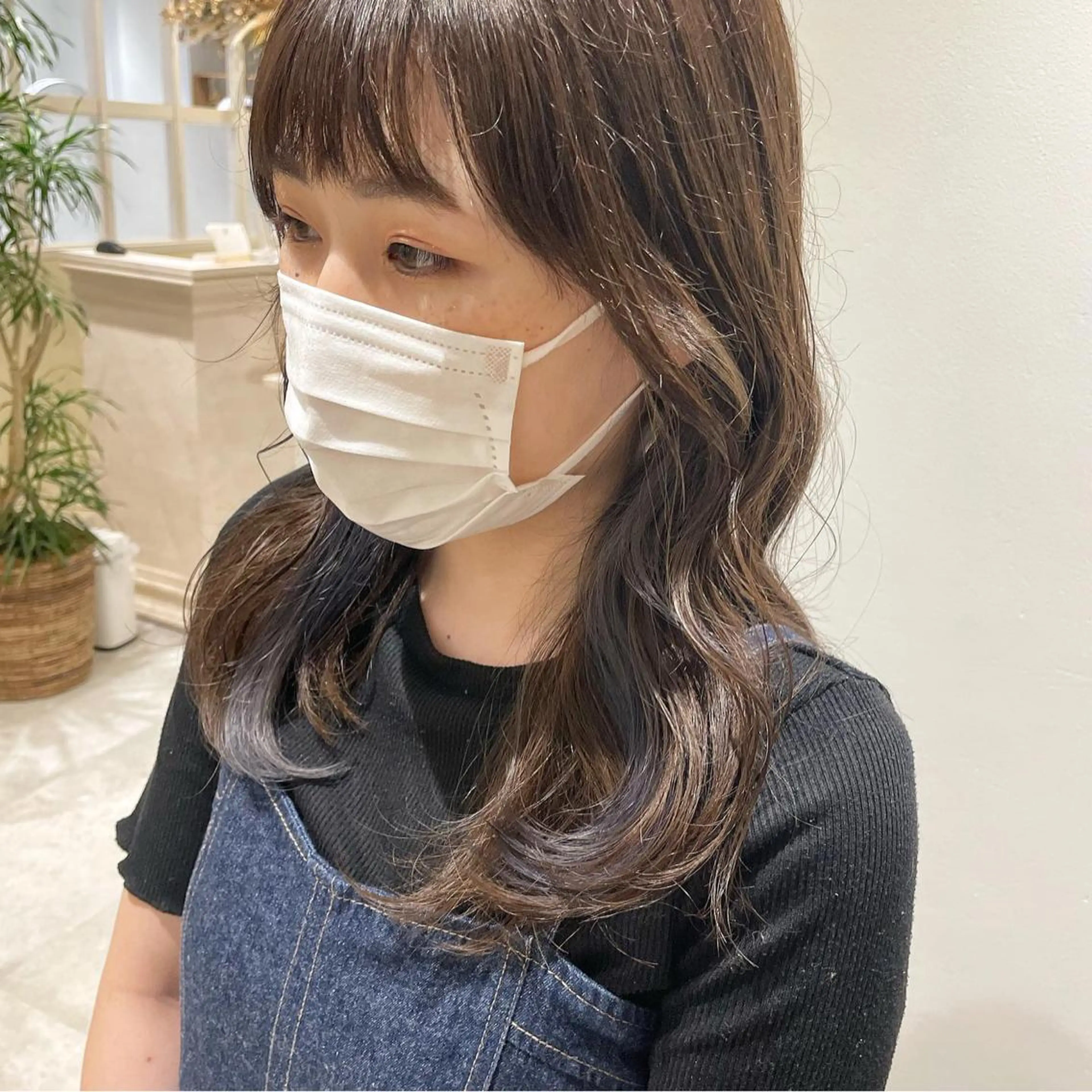 ロング カラー ブルーカラー ネイビーカラー カット ヘアカラー ボブ支持率NO1 🌈CHIKAのヘアスタイル