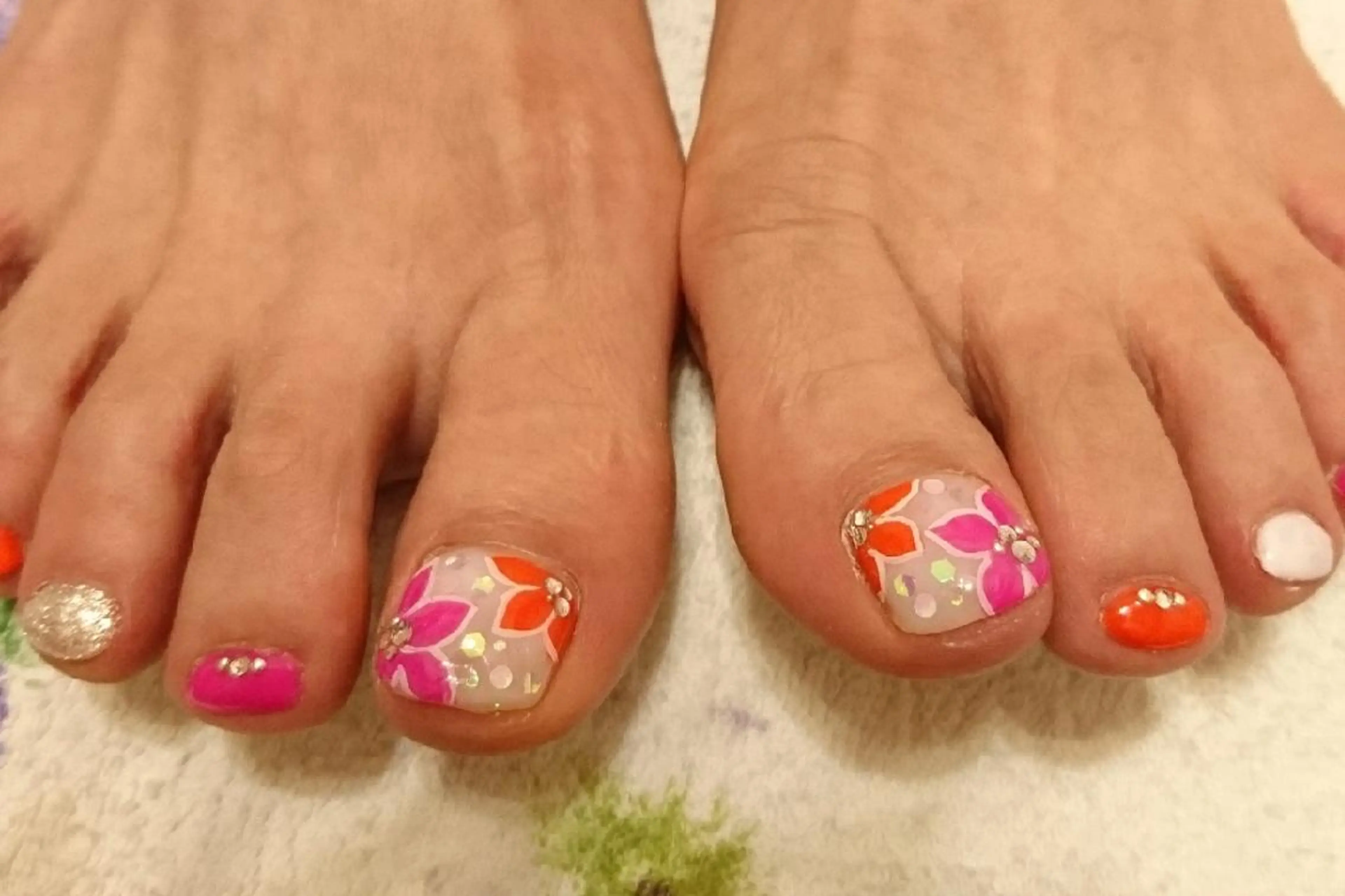 ネイル アートネイル フットネイル ジェルネイル あんきち    のネイルデザイン