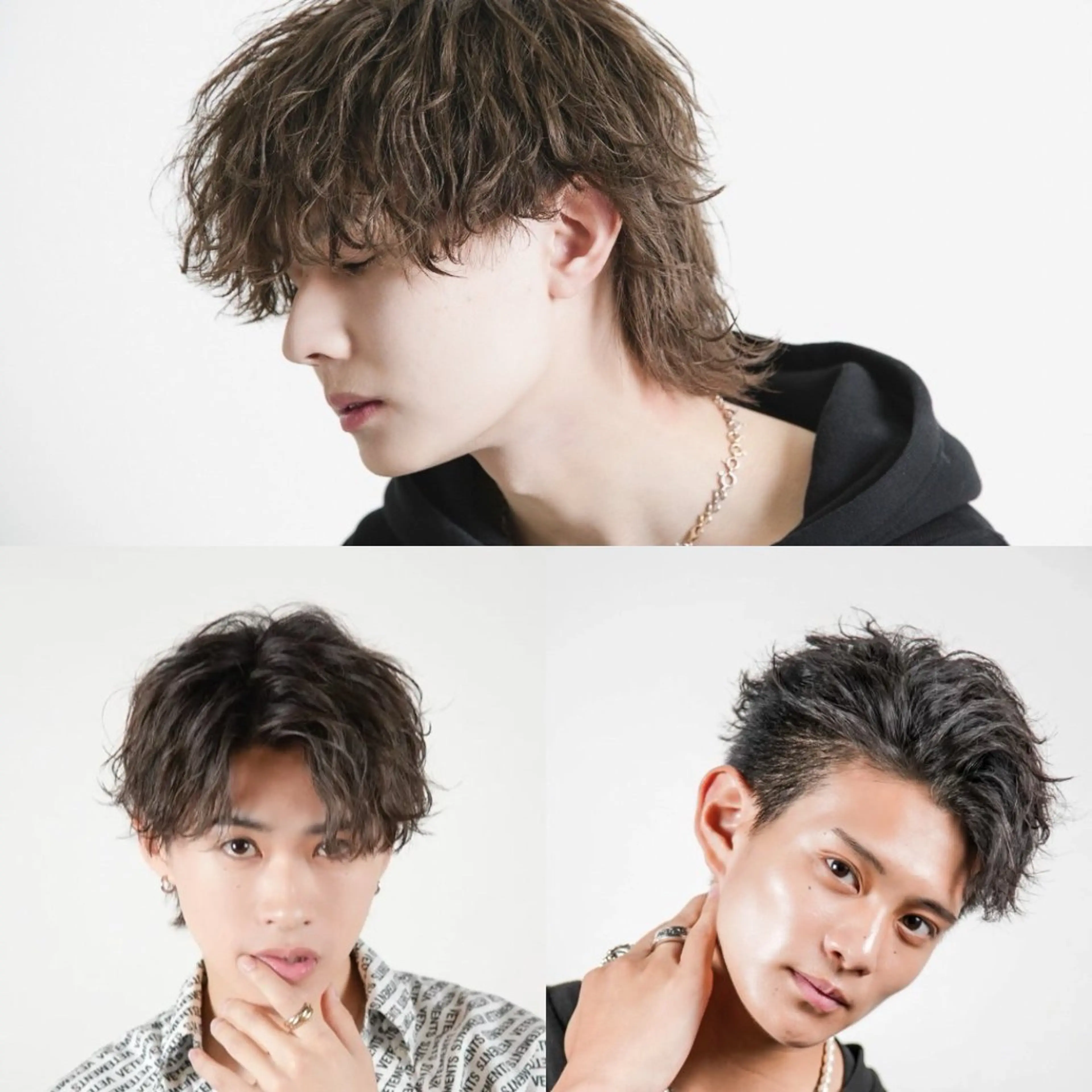 パーマ メンズ カット パーマ トリートメント パーマ職人🔥／短髪 執行役員／YUTAのヘアスタイル