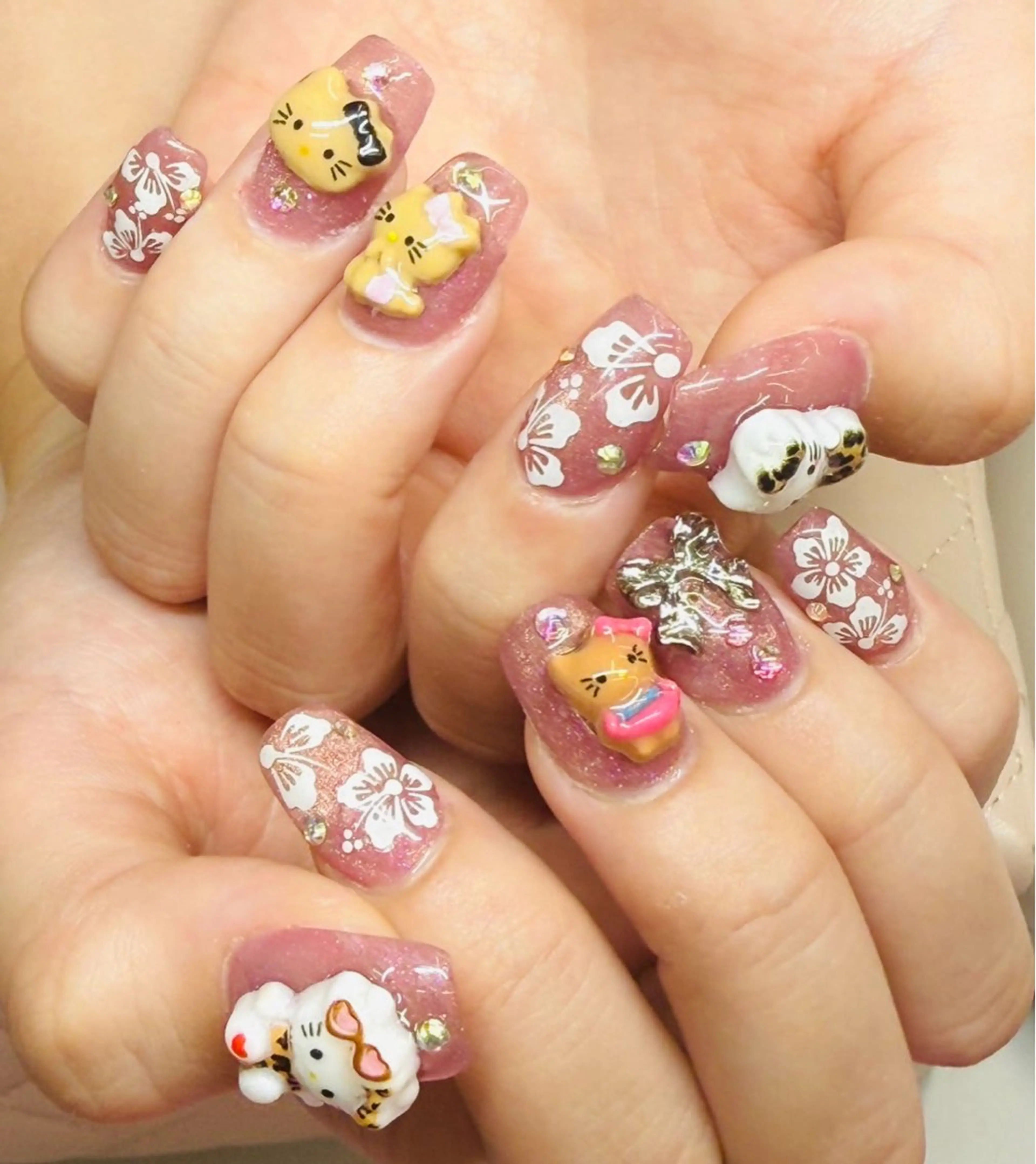 ネイル 夏ネイル mint nail pecoのネイルデザイン