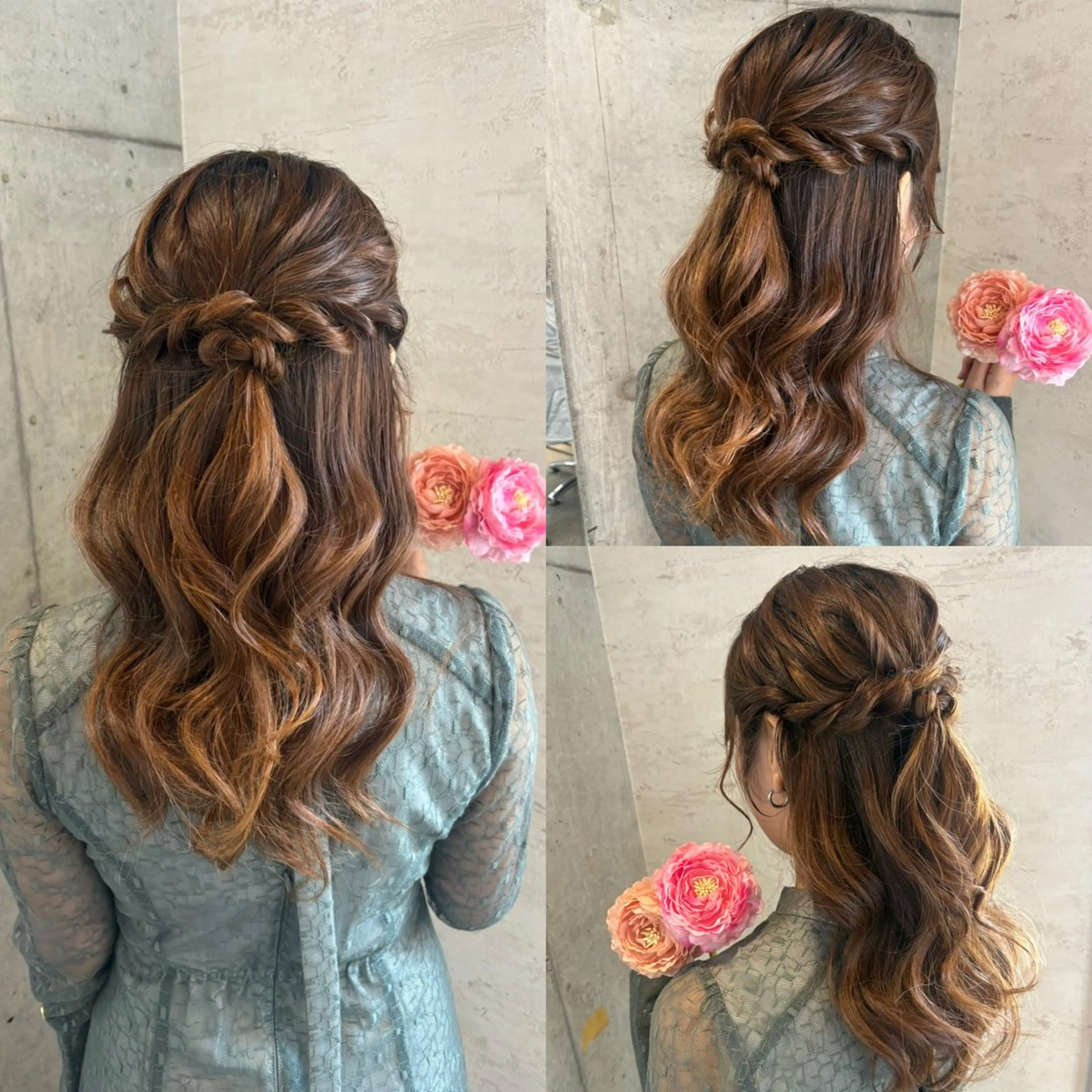 ロング ヘアアレンジ ヘアセット 美髪× ヘアセット✨Araiのヘアスタイル