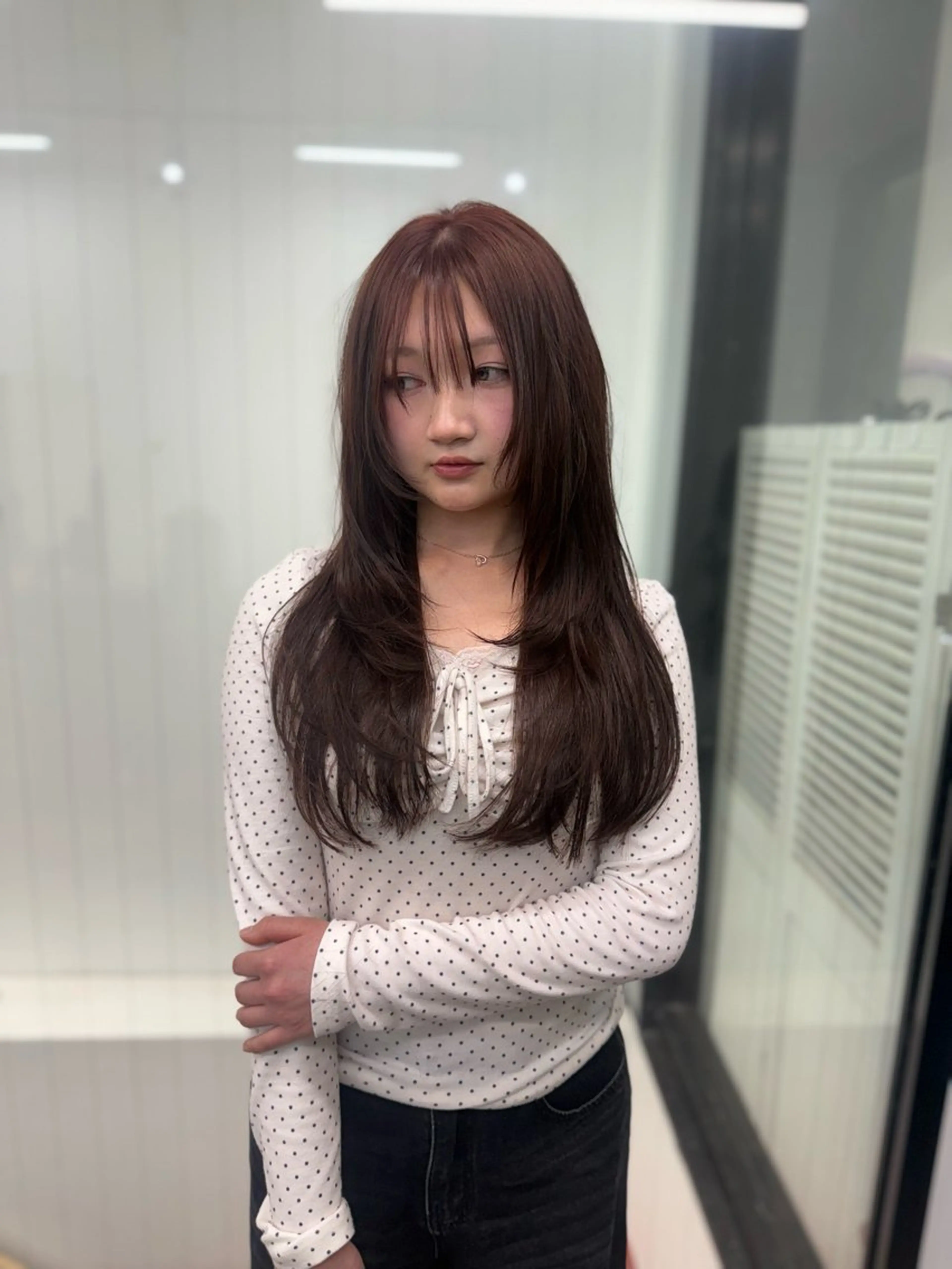 【🫧ブリーチなしWカラー🫧】カラー+コーティングトリートメント/12100→9900🌟の写真