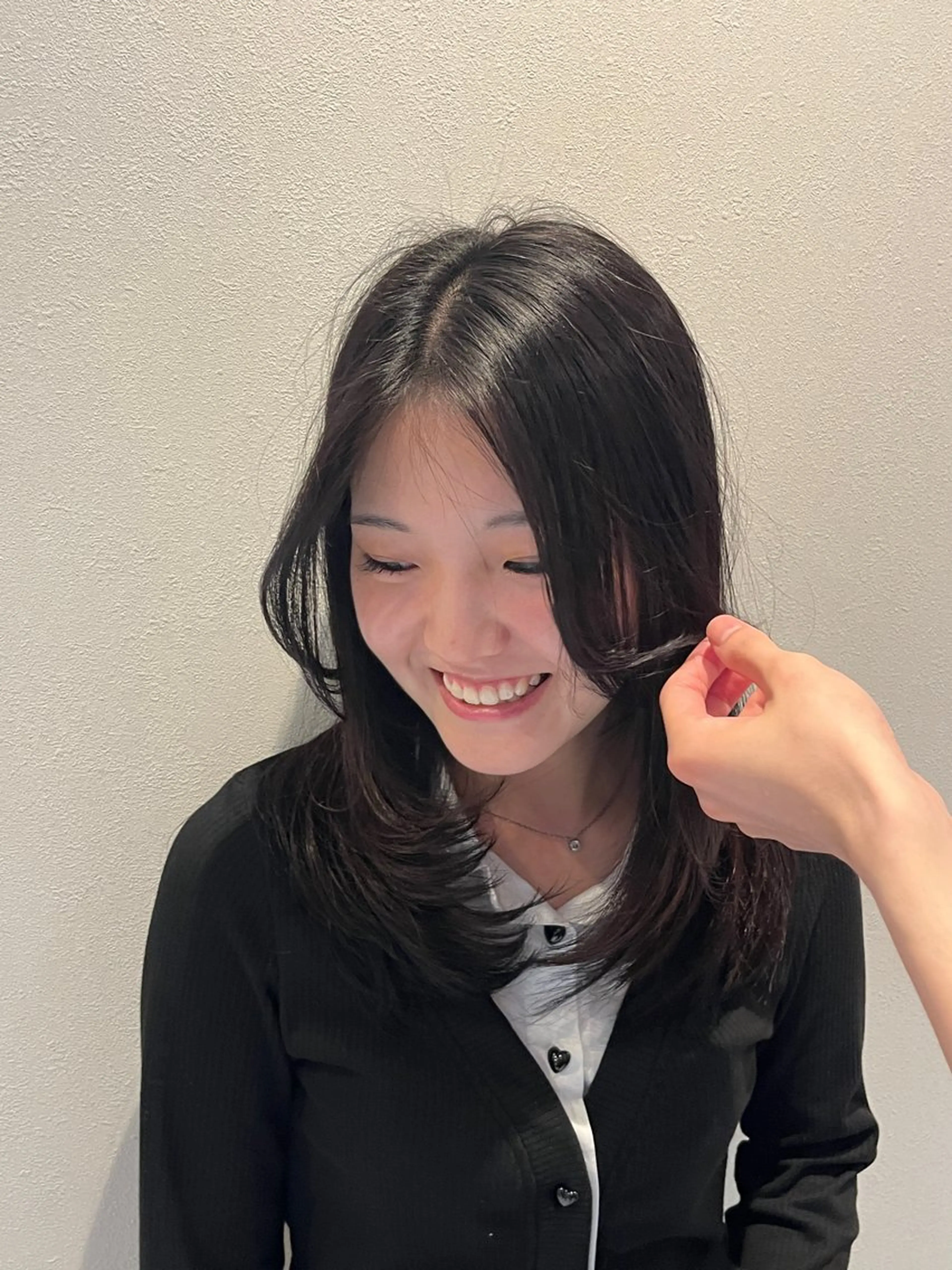 セミロング 🍀透明感ナチュラル カラー🍀じゅんのヘアスタイル