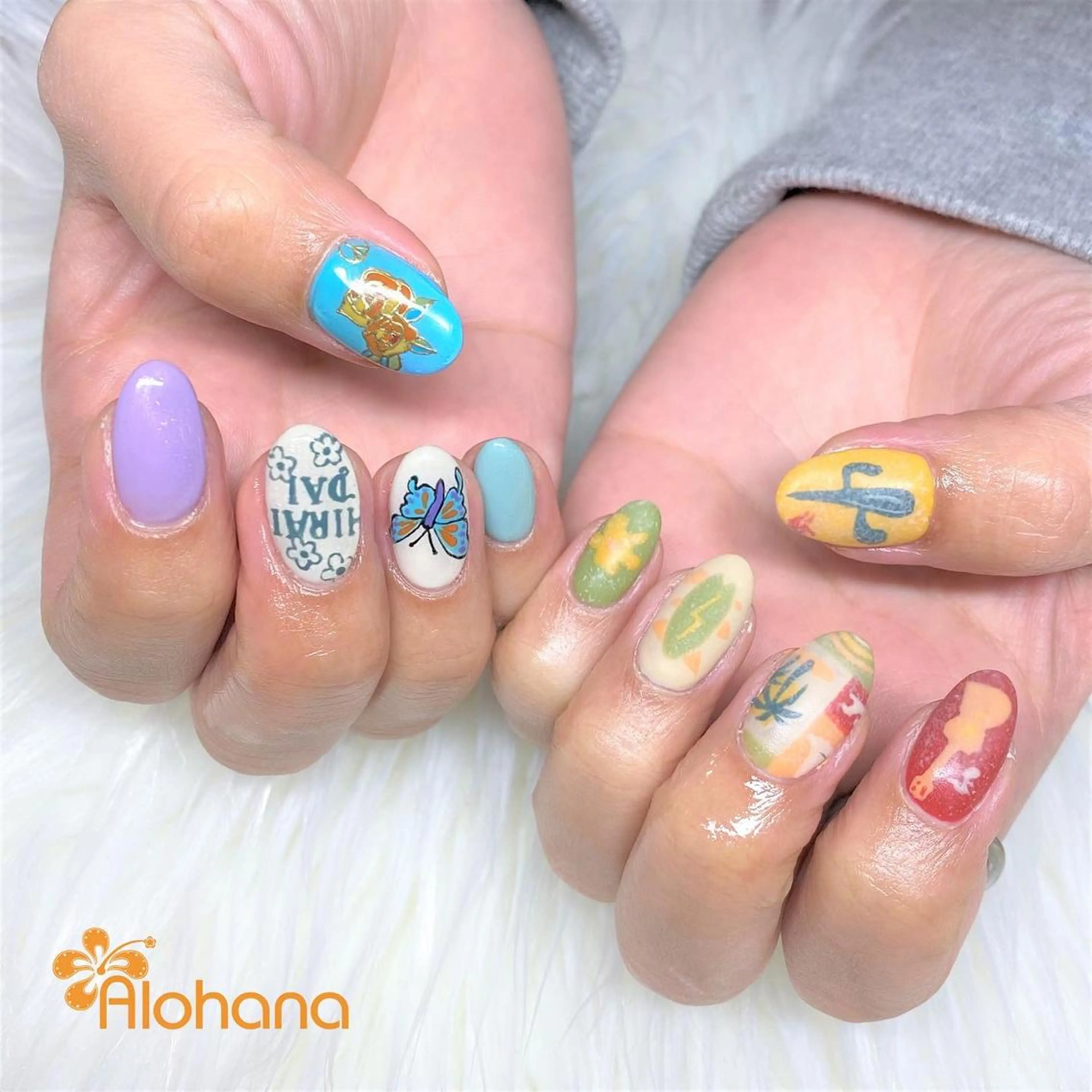 ネイル Alohana Minaのネイルデザイン