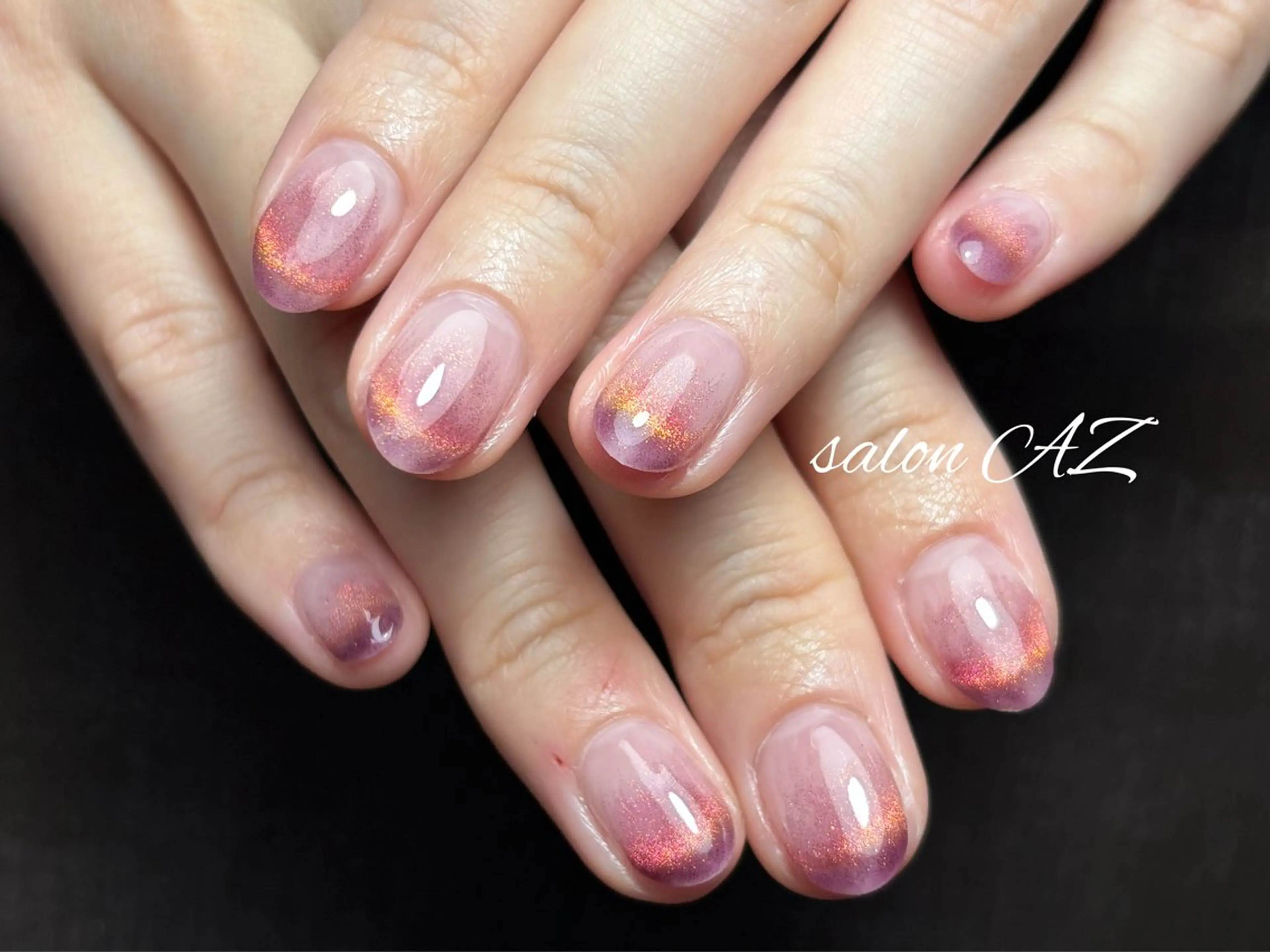 ネイル アートネイル フットネイル フレンチネイル マグネットネイル 持ち込み ハンドネイル salon AZのネイルデザイン