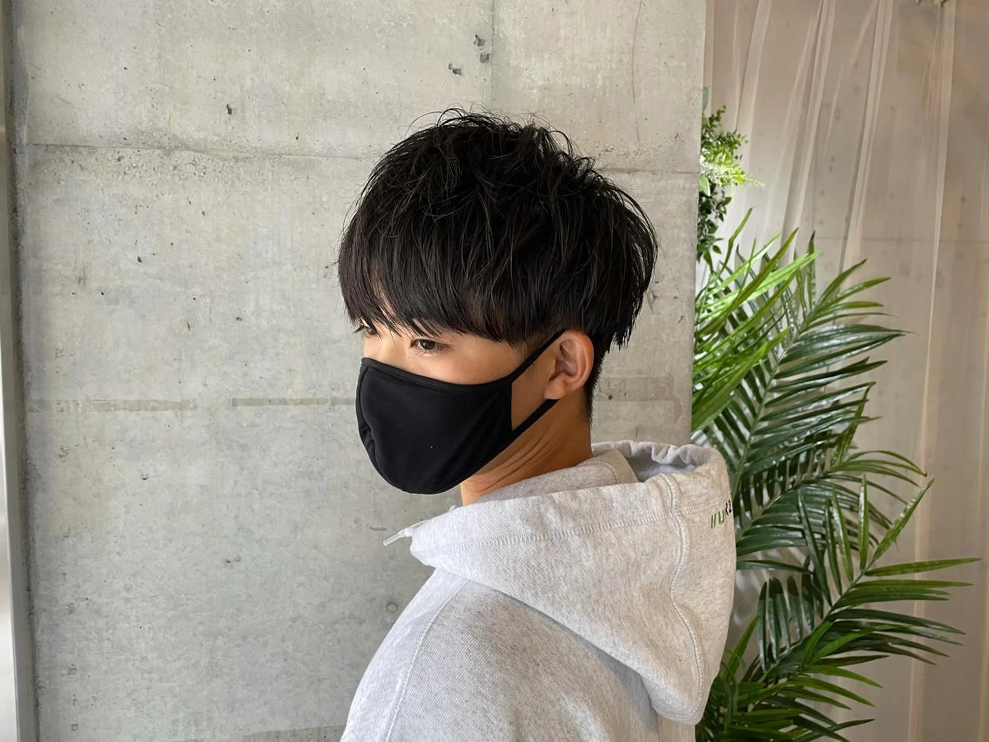 メンズ マッシュ カット ヘアセット 心斎橋/メンズ /ルレイル/地形真希のヘアスタイル