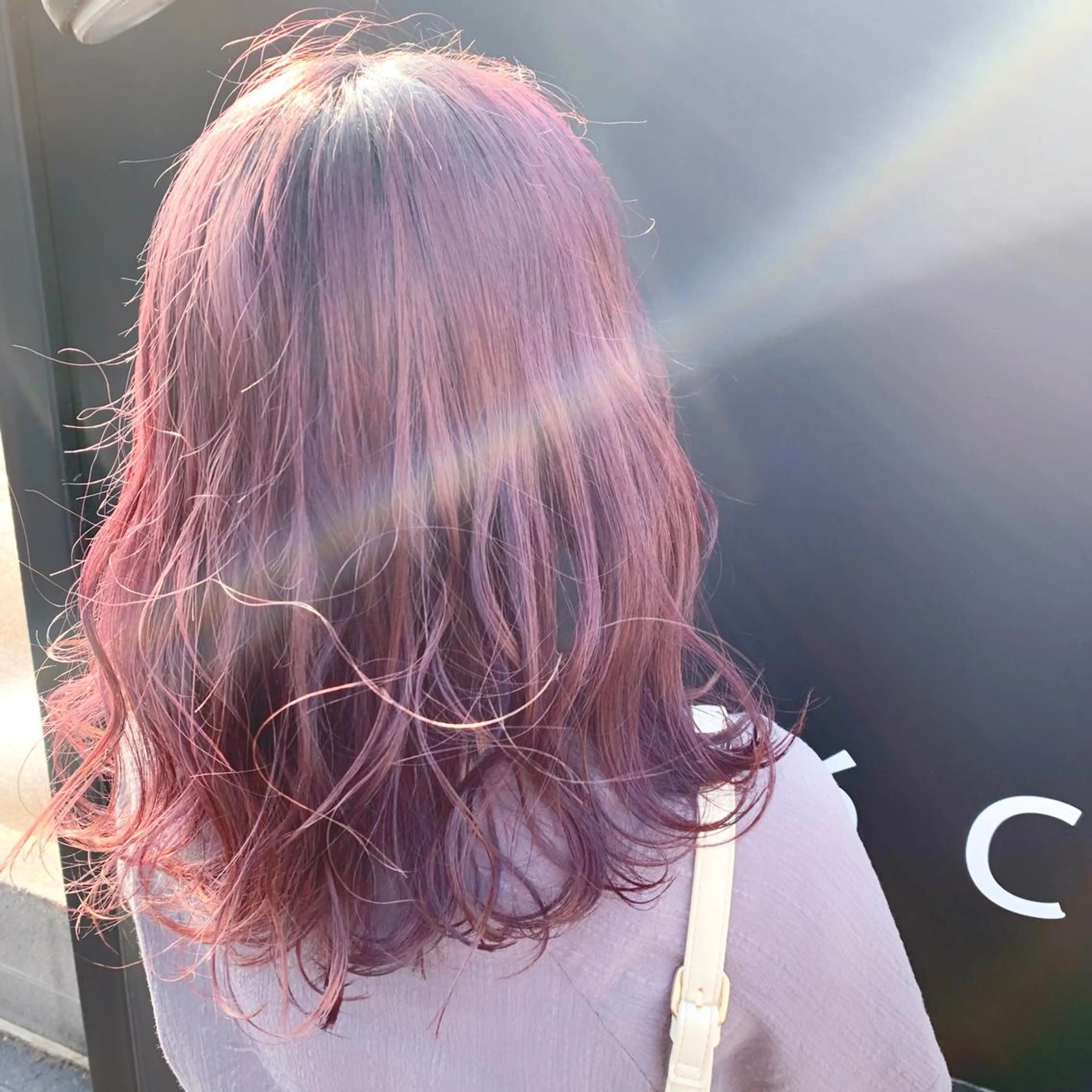 セミロング カラー 🥇近藤 恭輔🥇 Recharme新保のヘアスタイル