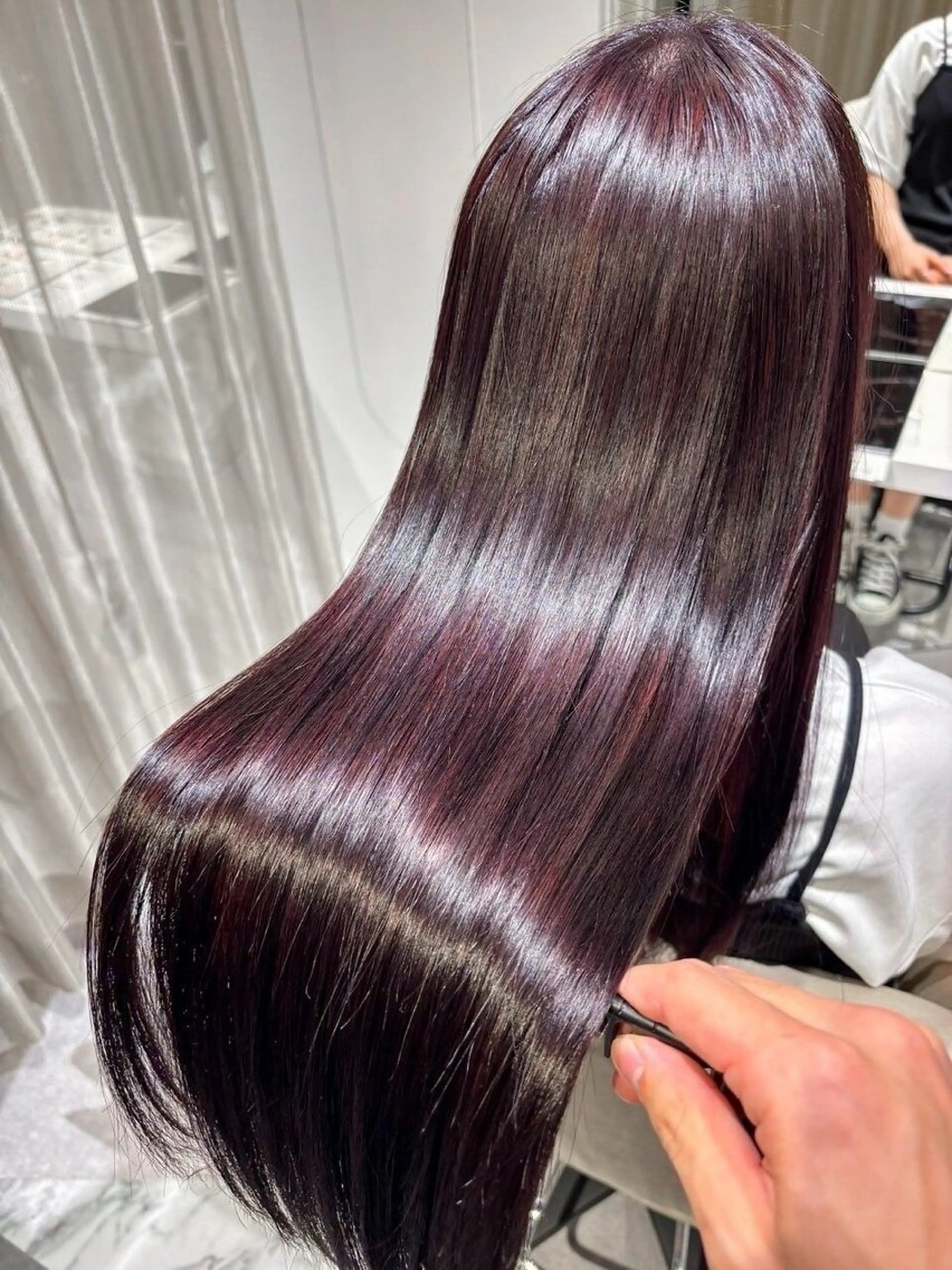 ロング カット ヘアカラー 奥川拓哉/倉敷/中庄 /髪質改善/レイヤーのヘアスタイル