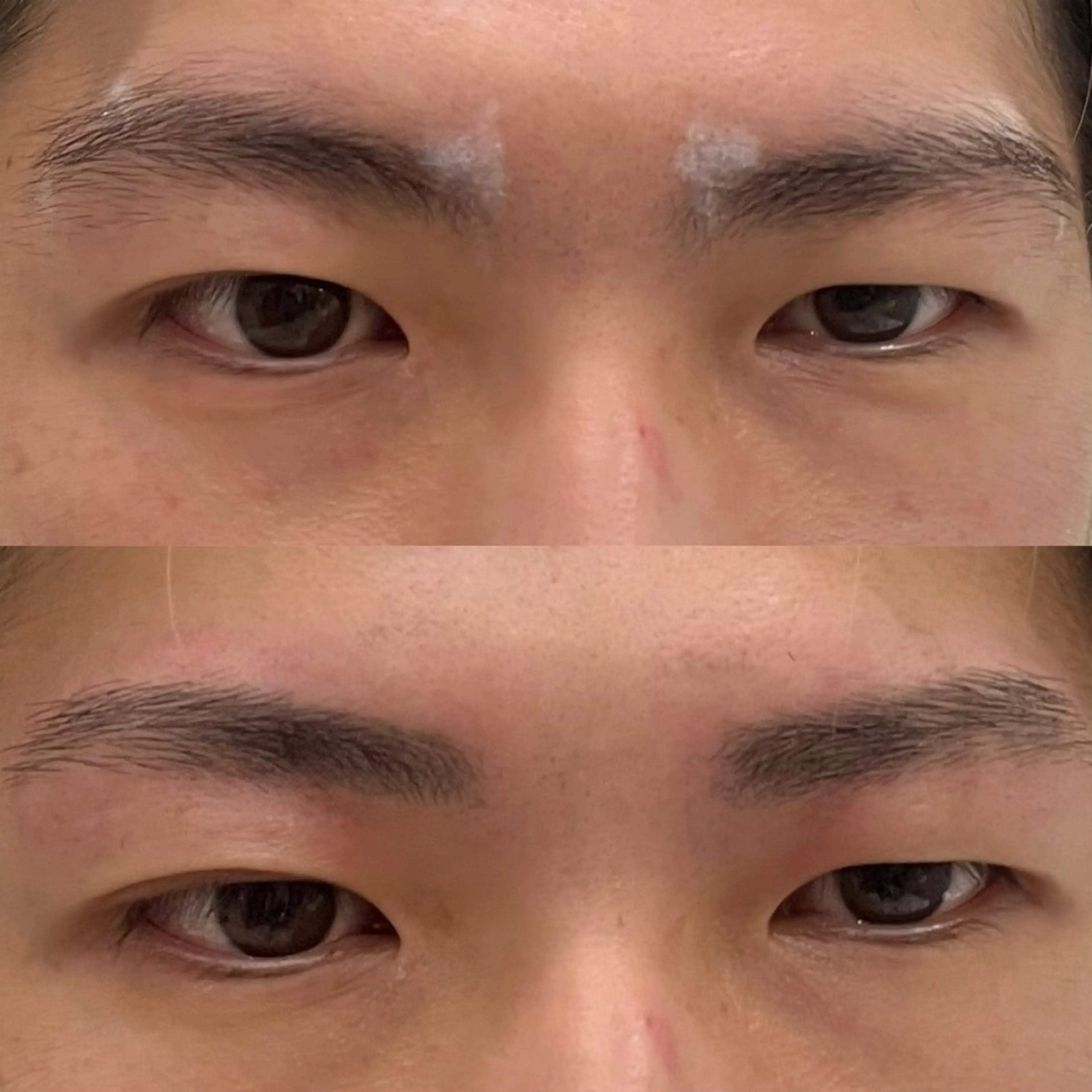 メンズ アイブロウ カット 韓国メンズヘア/ 毛流れヘア　須田龍世のヘアスタイル