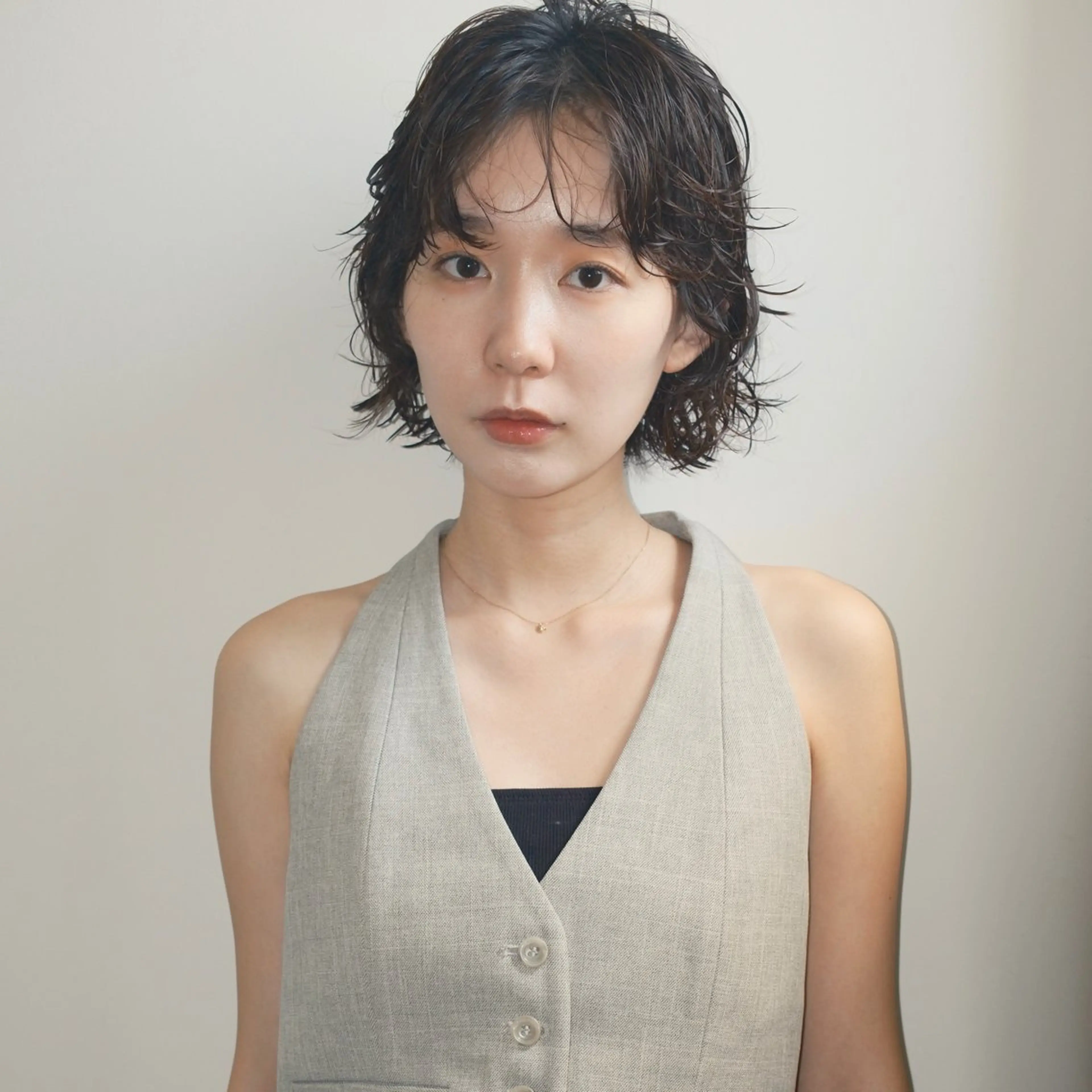 ショート パーマ パーマ/透明感カラー 元町🌱takutoのヘアスタイル