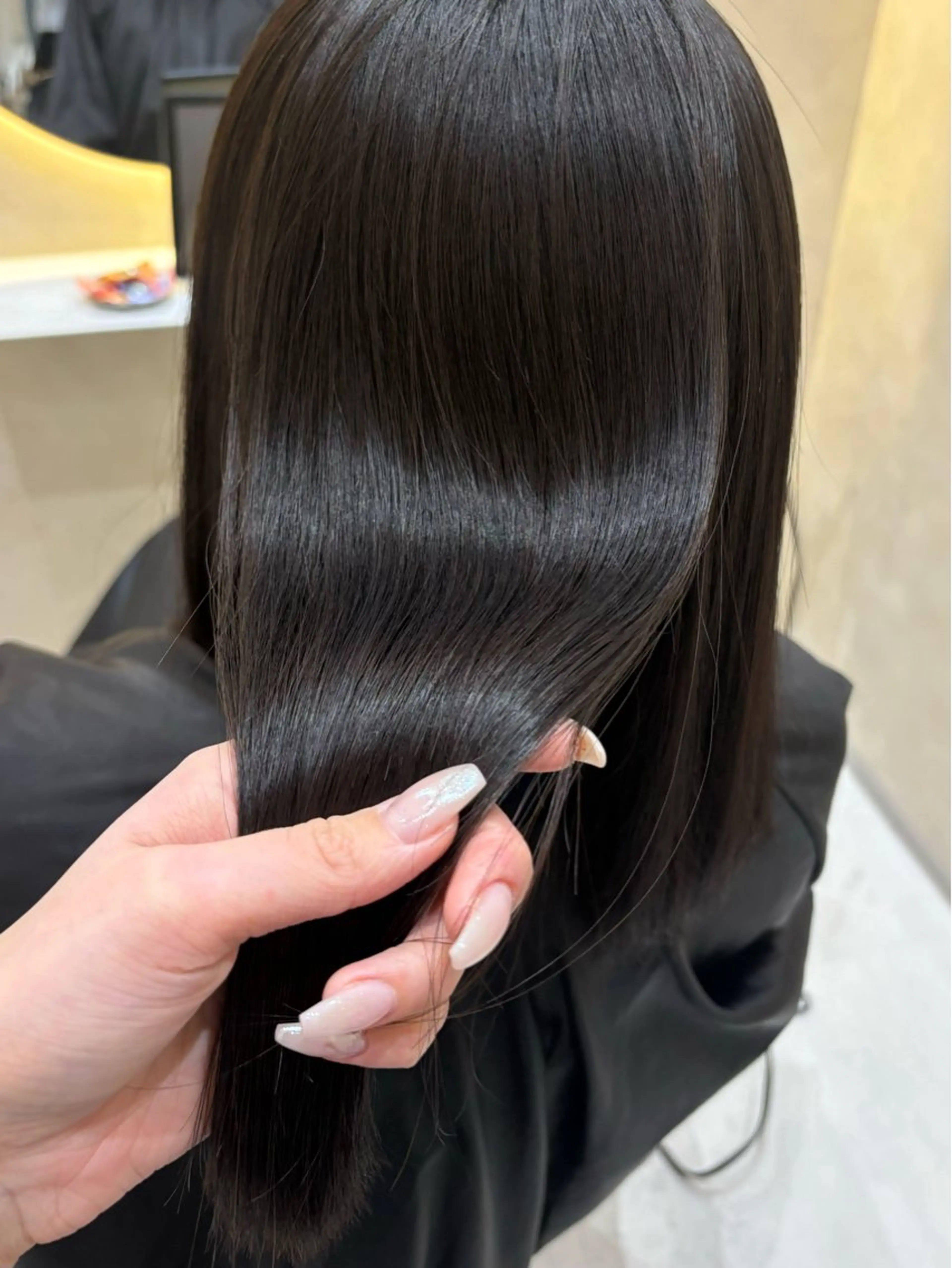 ミディアム 髪質改善 トリートメント カット トリートメント Yukie♡ Zinaのヘアスタイル