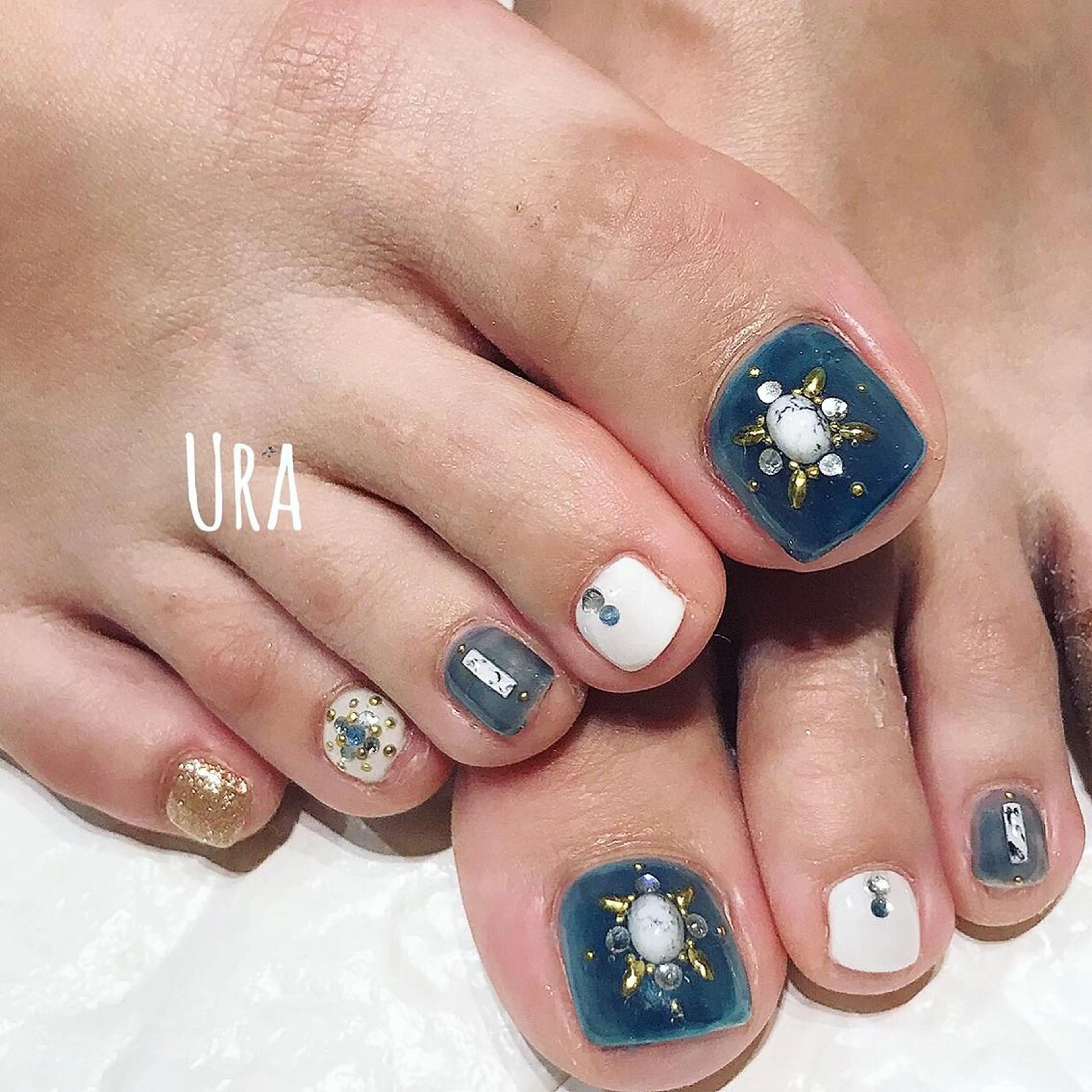 ネイル フットネイル UrakoNail 《nail》のネイルデザイン