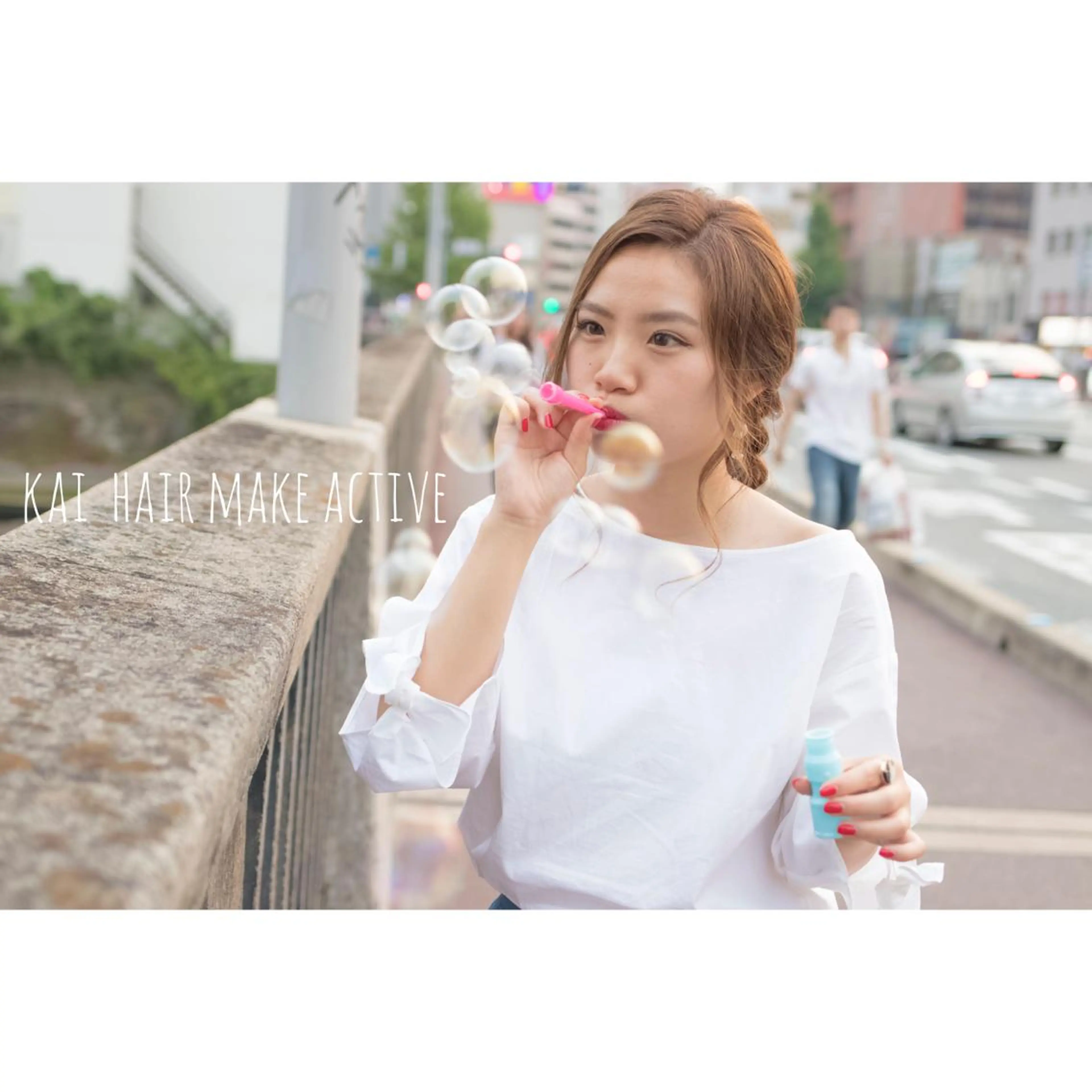 ロング カラー ヘアアレンジ 坂東 秀幸のヘアスタイル