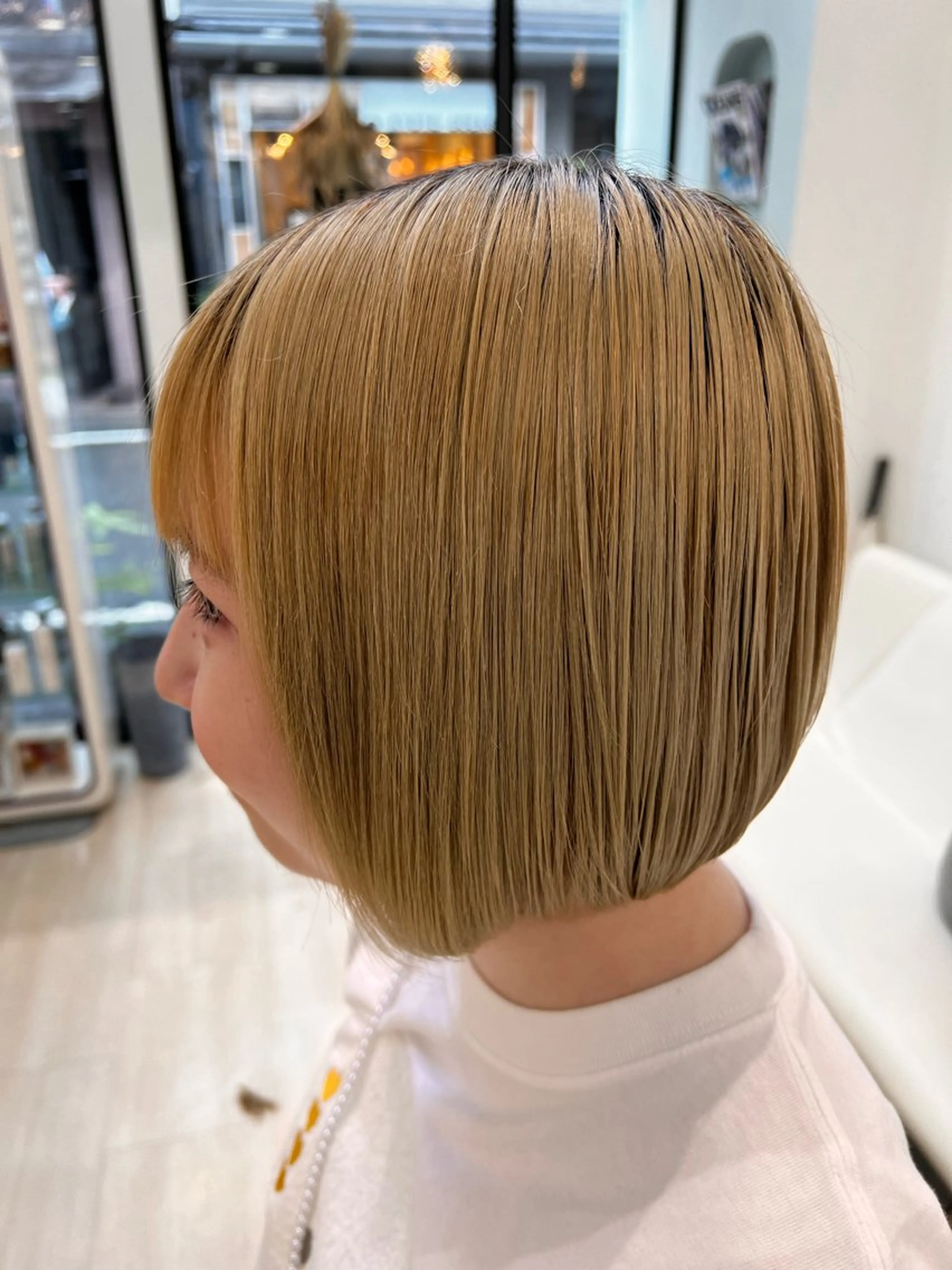 ミディアム カラー パーマ ヘアアレンジ メンズ ヘアカラー 堀井 凌平のヘアスタイル