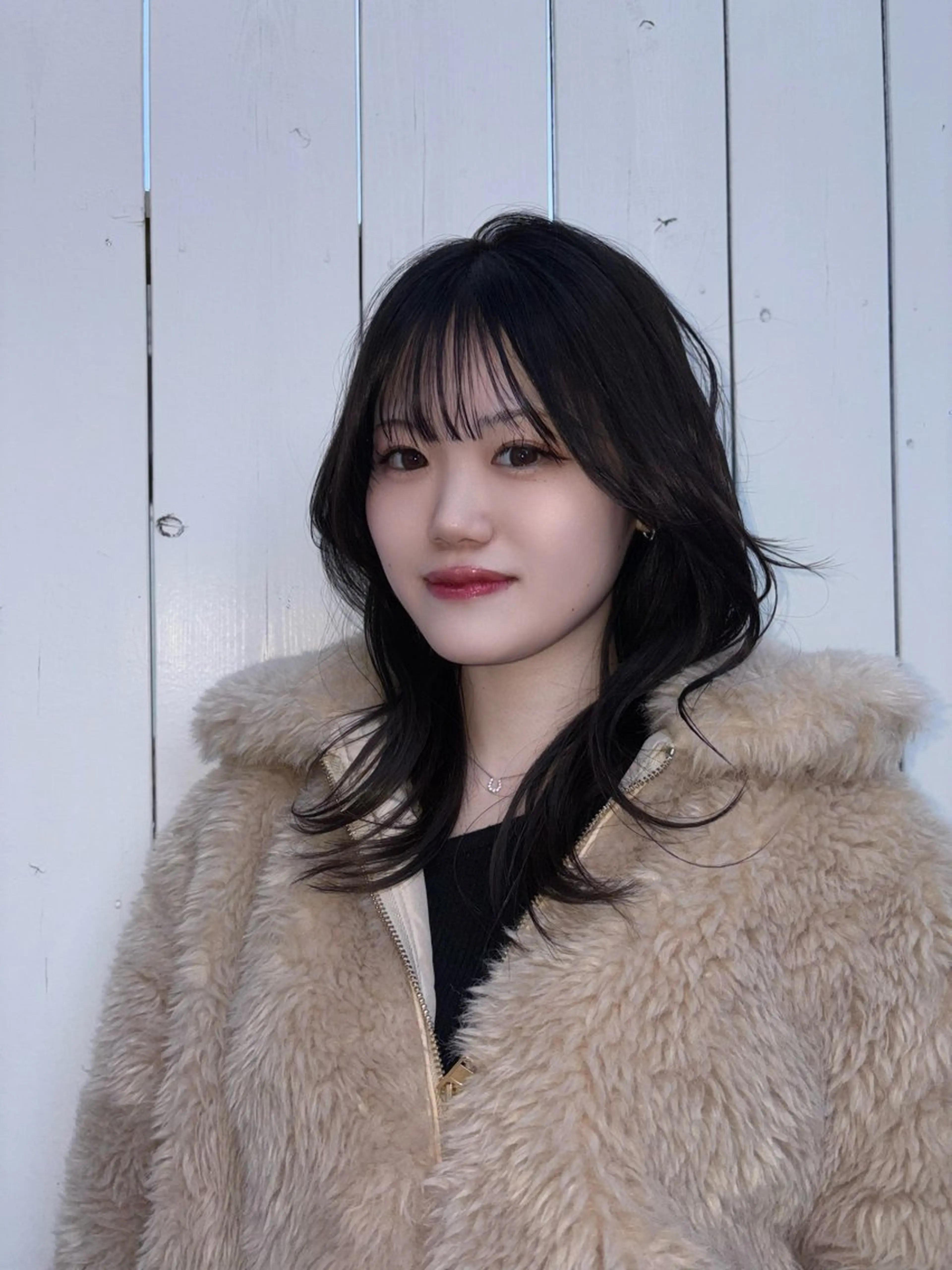 セミロング 佐伯 美麗のヘアスタイル