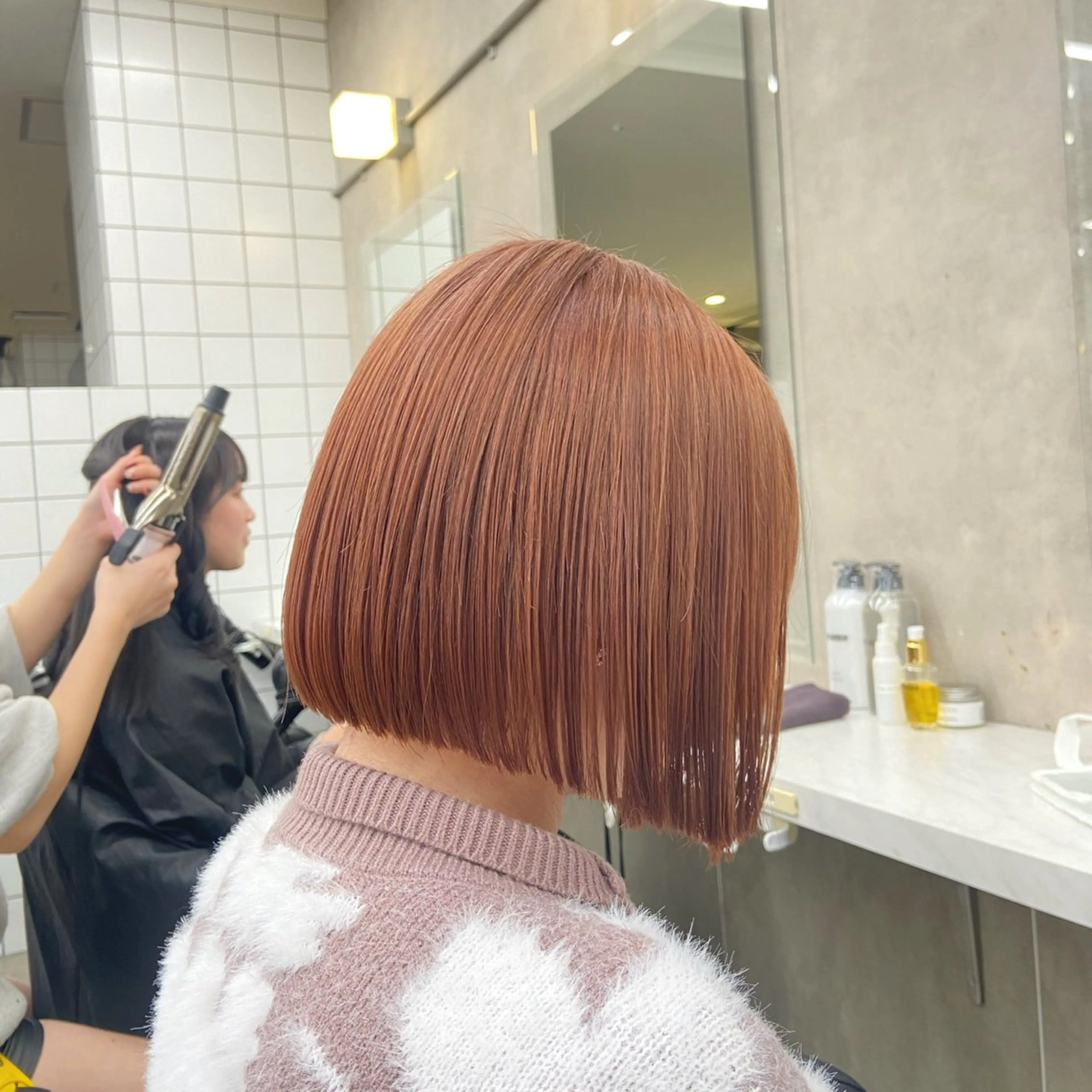 ショート カラー ヘアアレンジ Over hair_ misakiのヘアスタイル