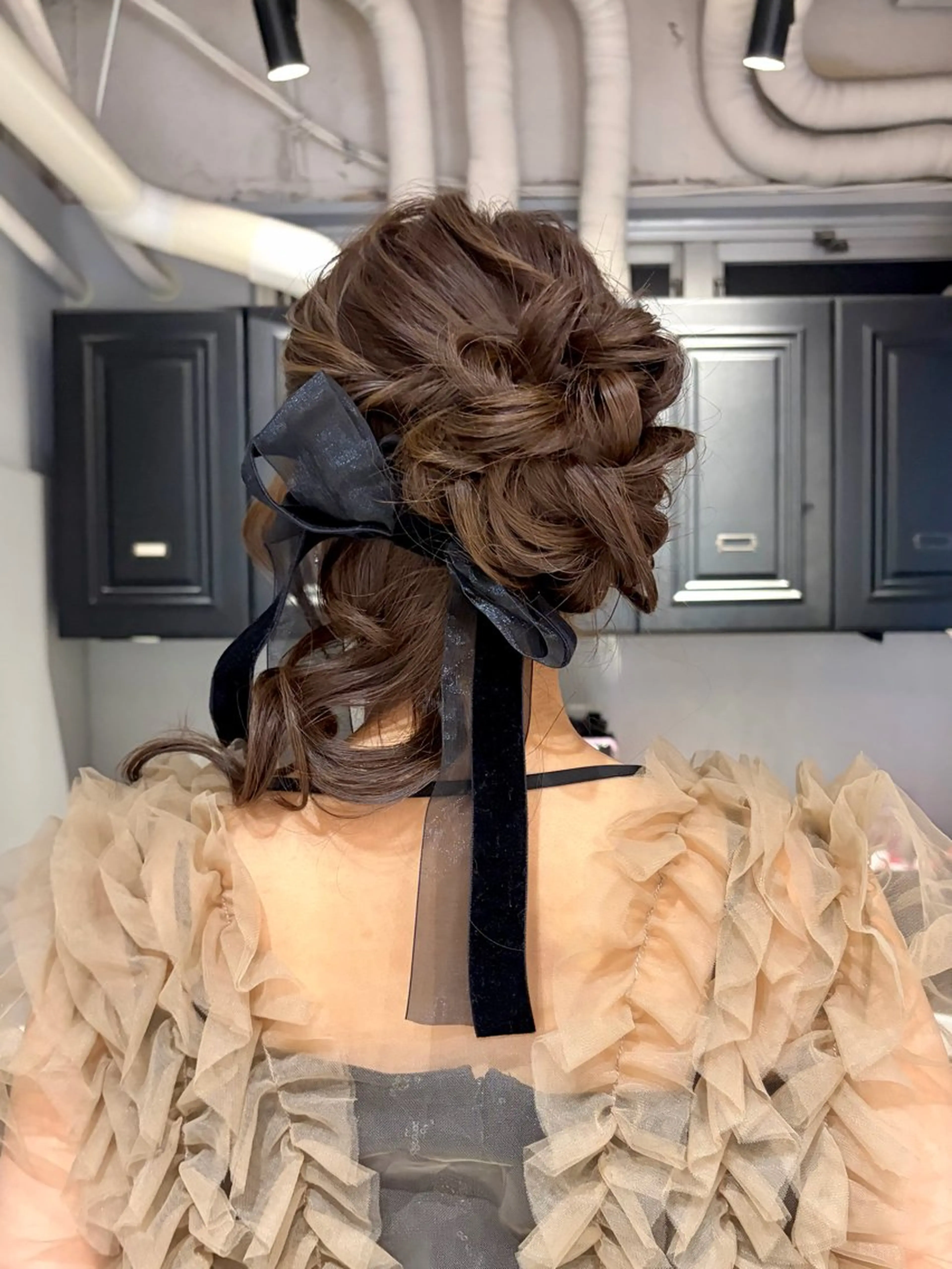 【卒業式ヘアセット】事前カウンセリング込！ふわふわアップスタイル🎀の写真