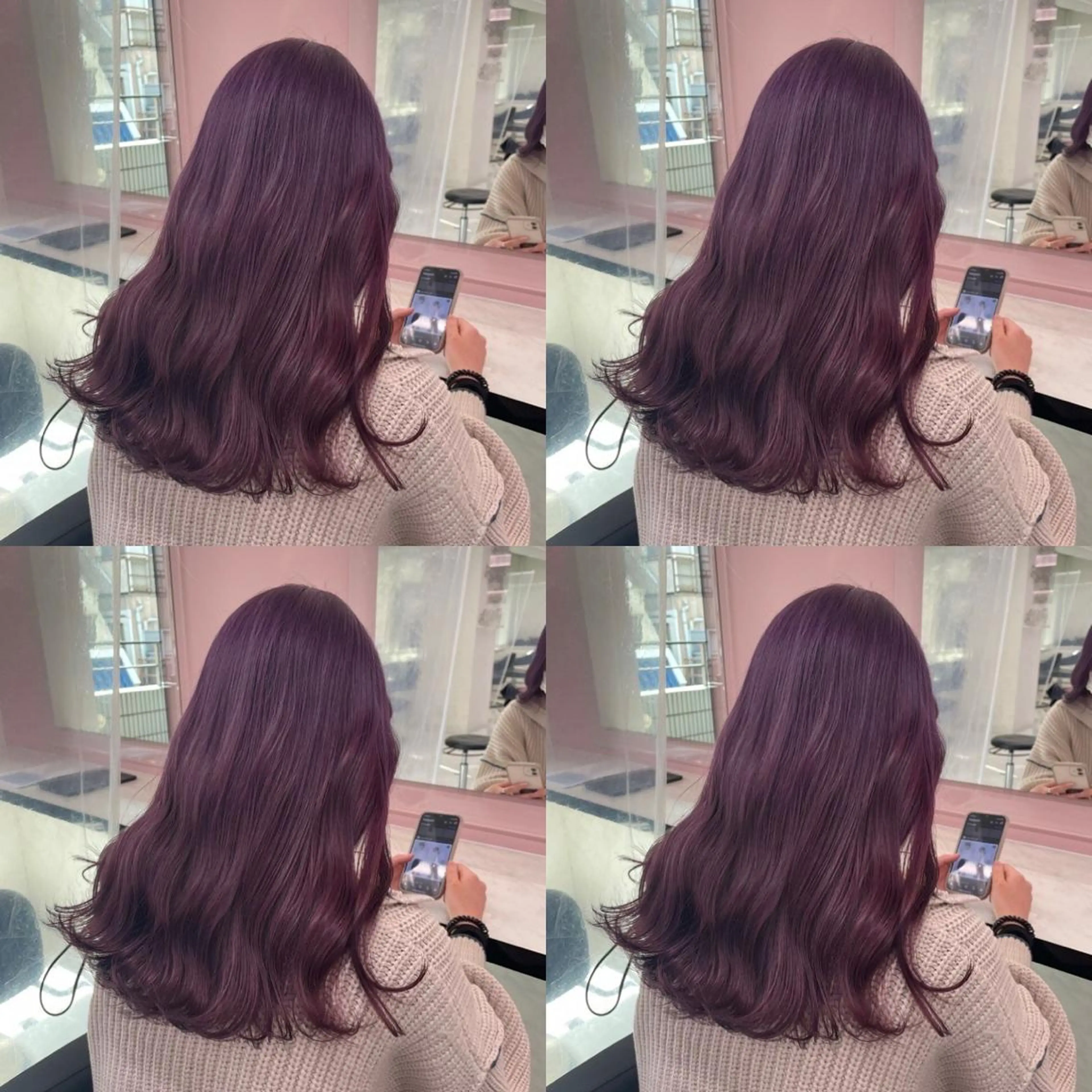 セミロング カラー ダブルカラー ブリーチなし透明感 カラー/MISANOのヘアスタイル