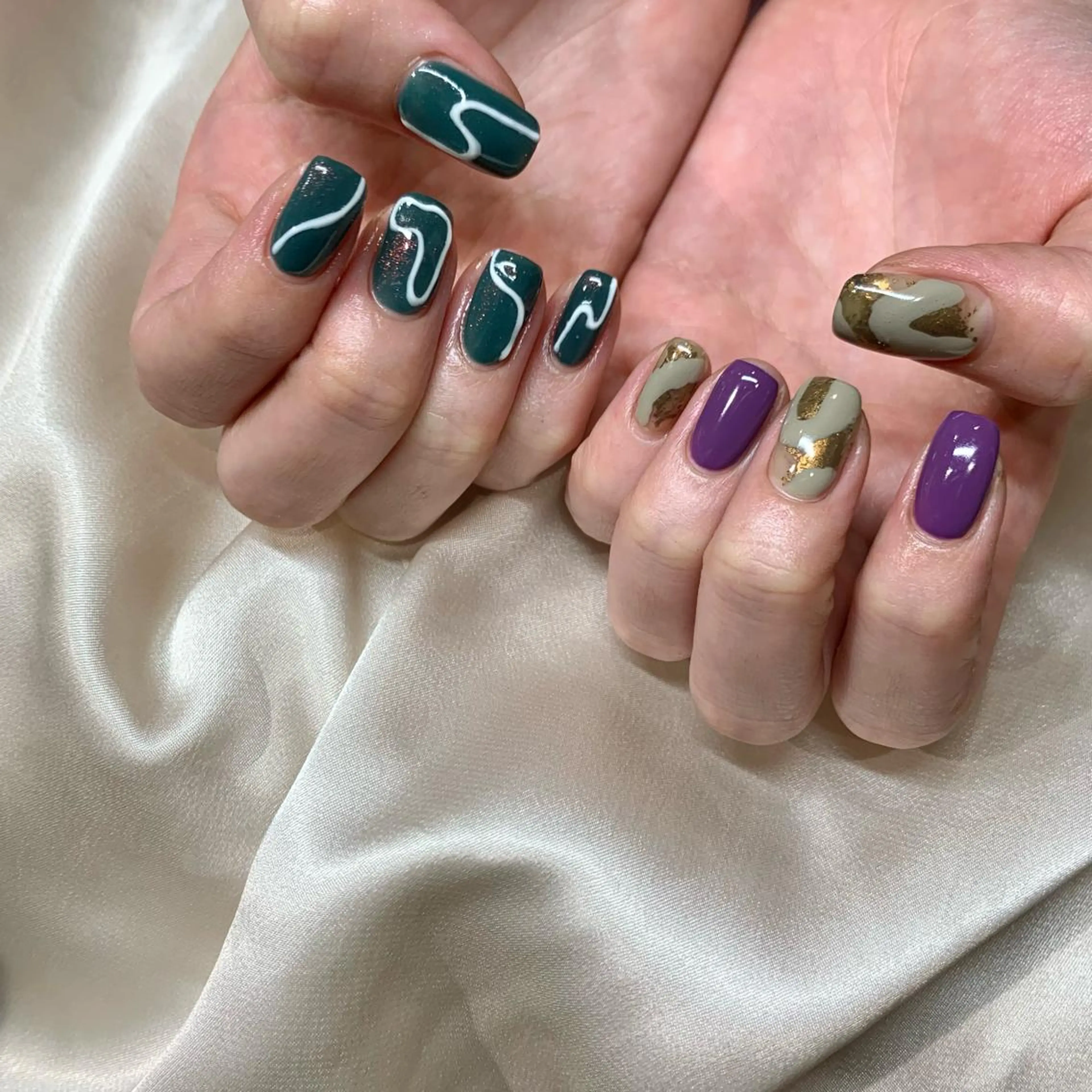 ネイル ハンドネイル 霜山 理恵のネイルデザイン