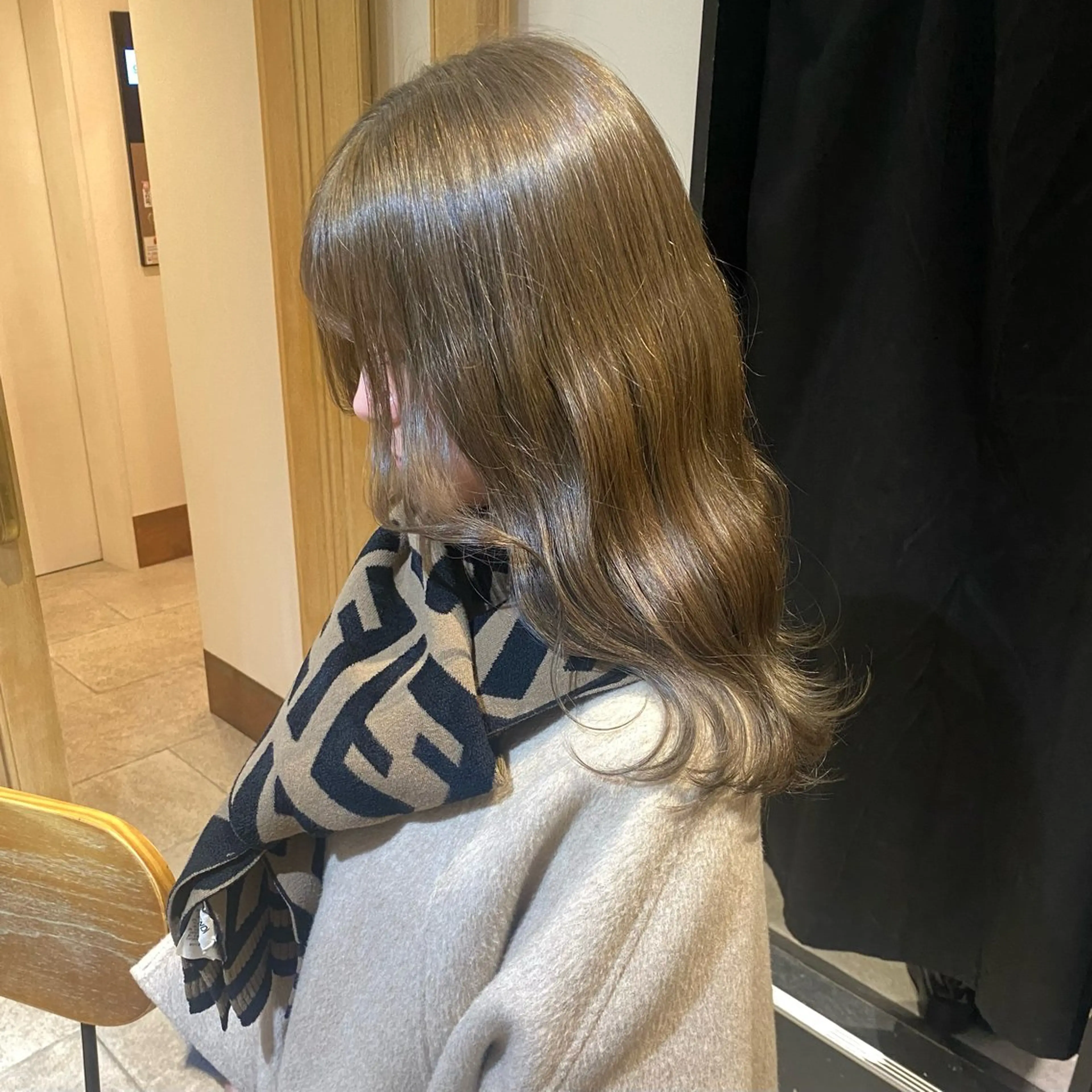 ロング カラー otoha✳︎ くすみ艶カラーのヘアスタイル
