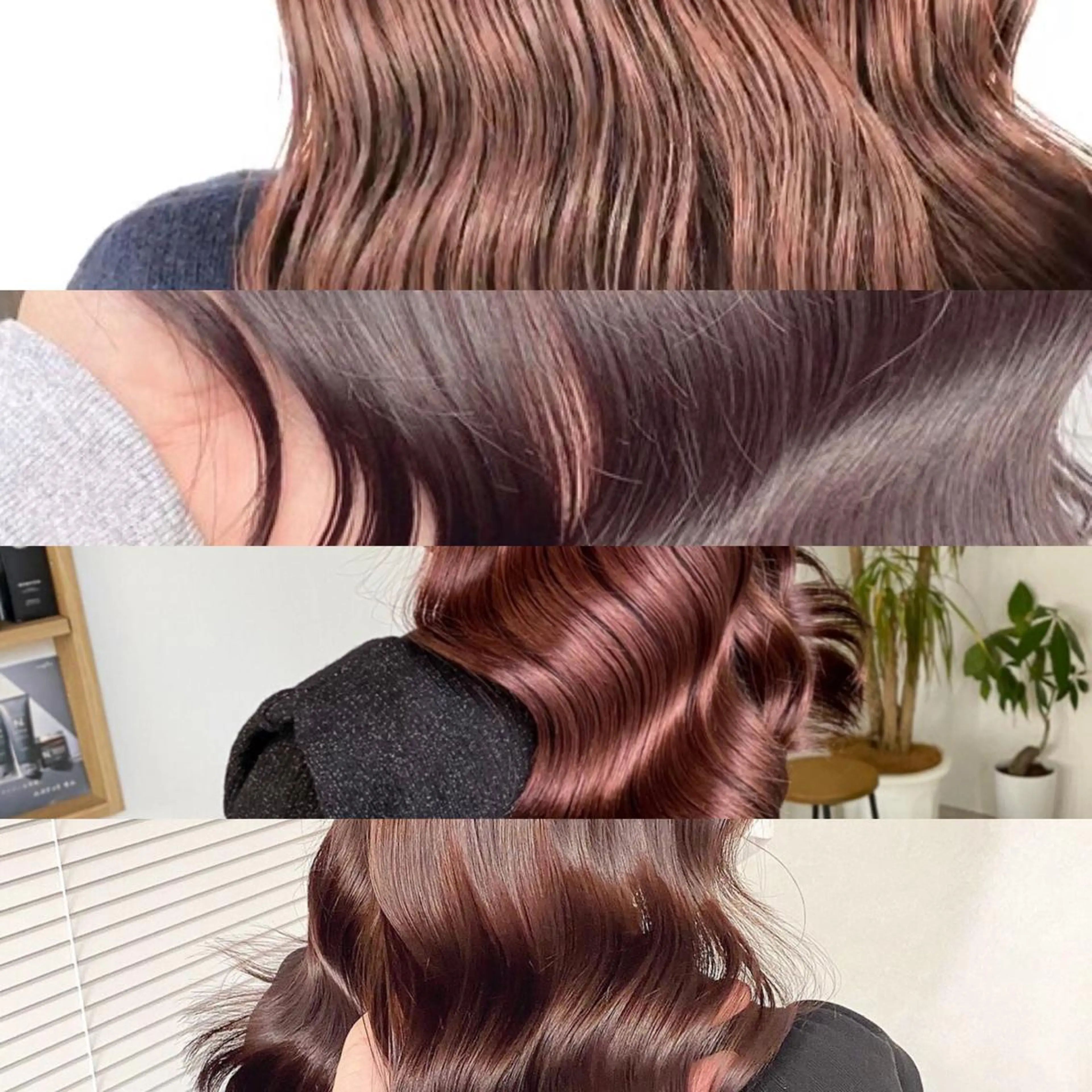 ミディアム カラー 難波/心斎橋/ボブ/ 髪質改善/ハイトーンのヘアスタイル