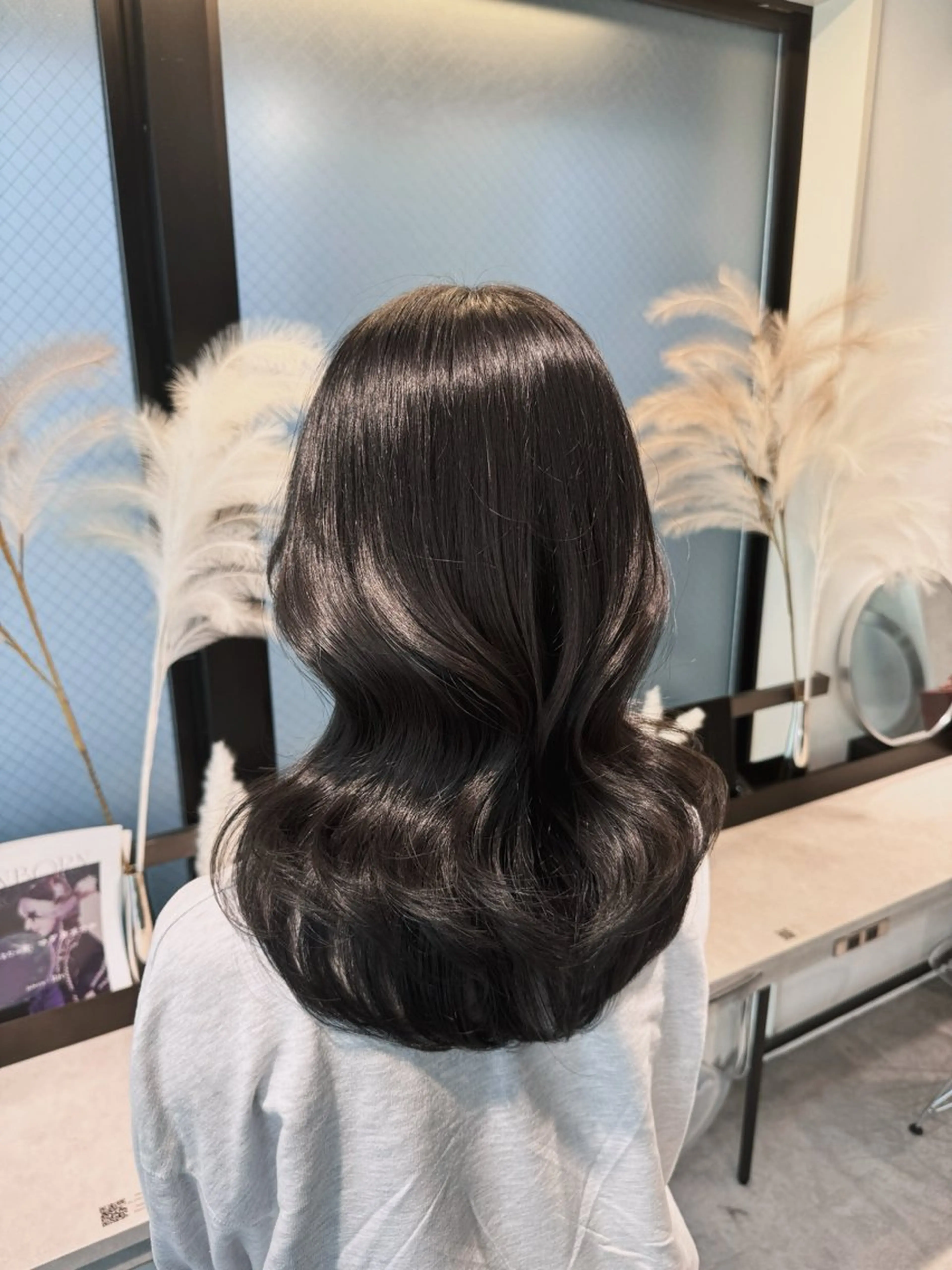 💖【1日3名限定】💖韓国ヘア再現カット➕艶カラー➕髪質再生バイカルテTR💖 モデルもしてる-💖の写真