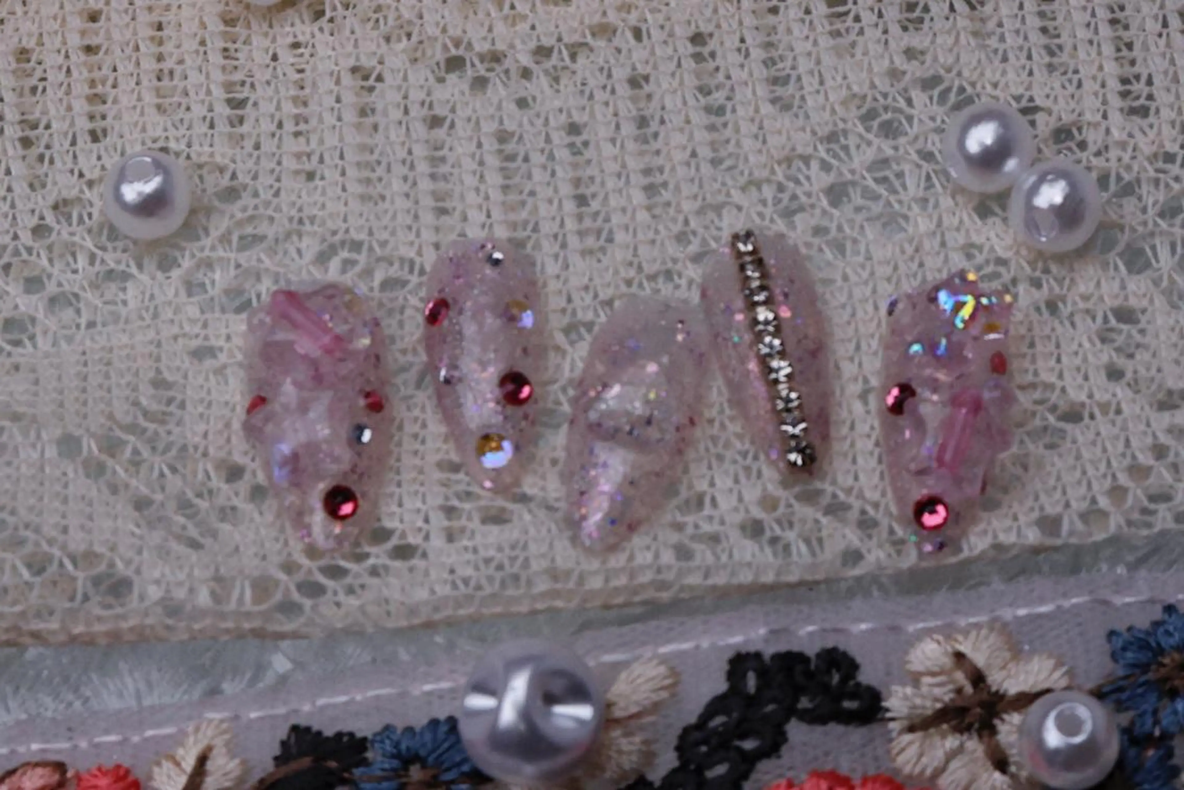 ネイル ハロウィン ロングネイル マグネットネイル スカルプネイル ネイルチップ MSSugar Nailのネイルデザイン