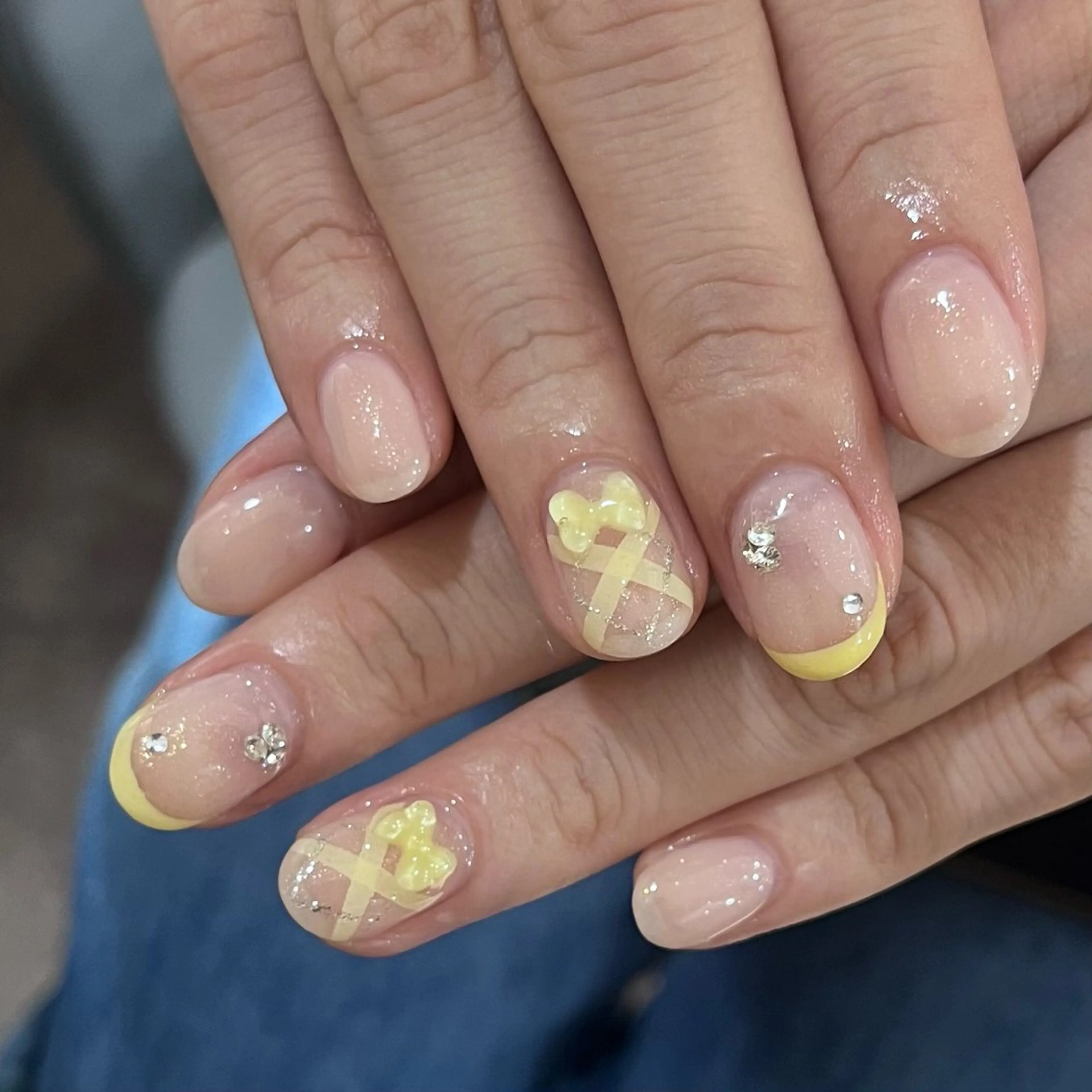 ネイル 韓国ネイル ワンホンネイル ハンドネイル ハンドケア Kawaii _Nailのネイルデザイン