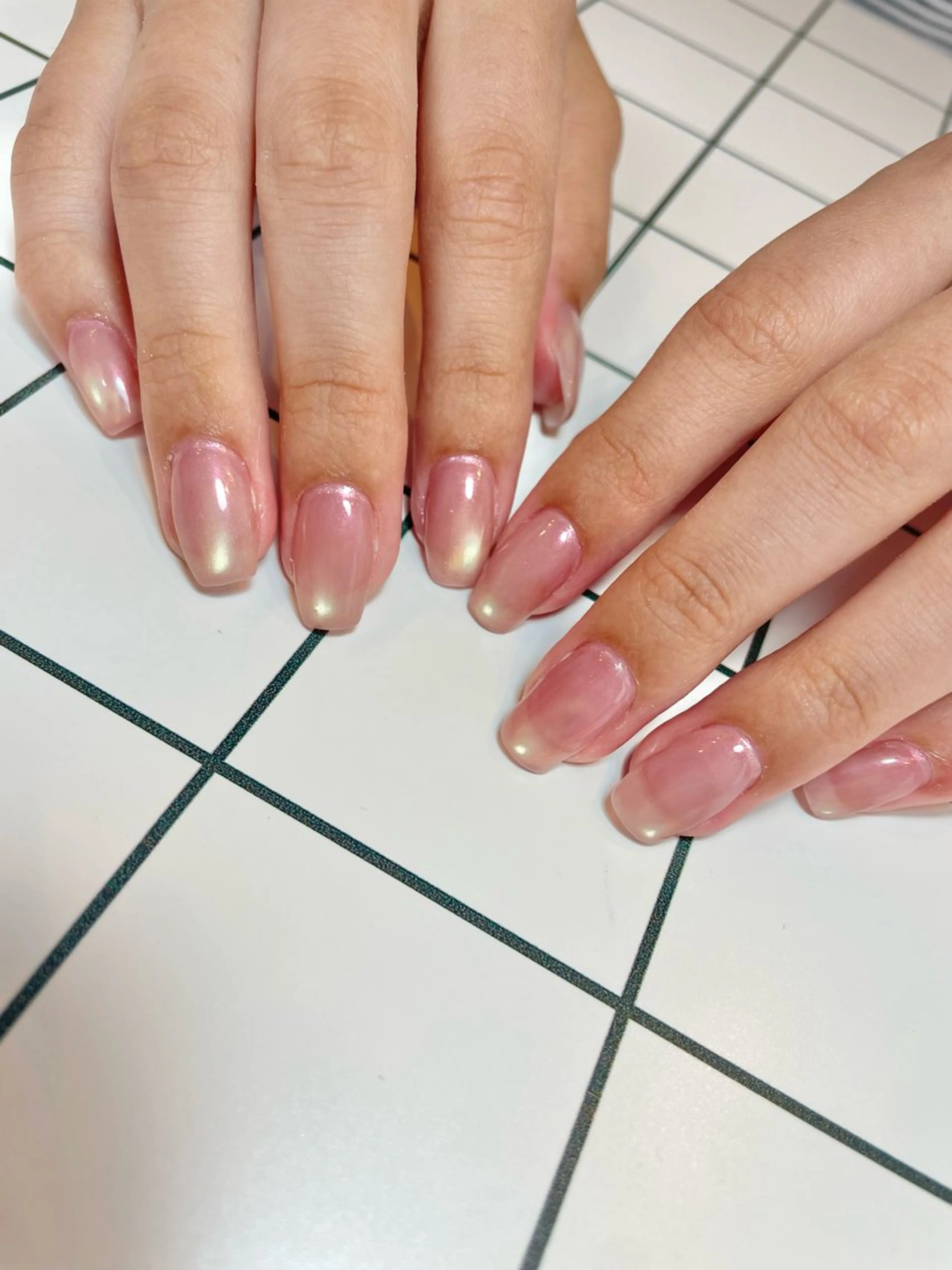 ネイル マグネットネイル オレンジ nail salon POPPYのネイルデザイン