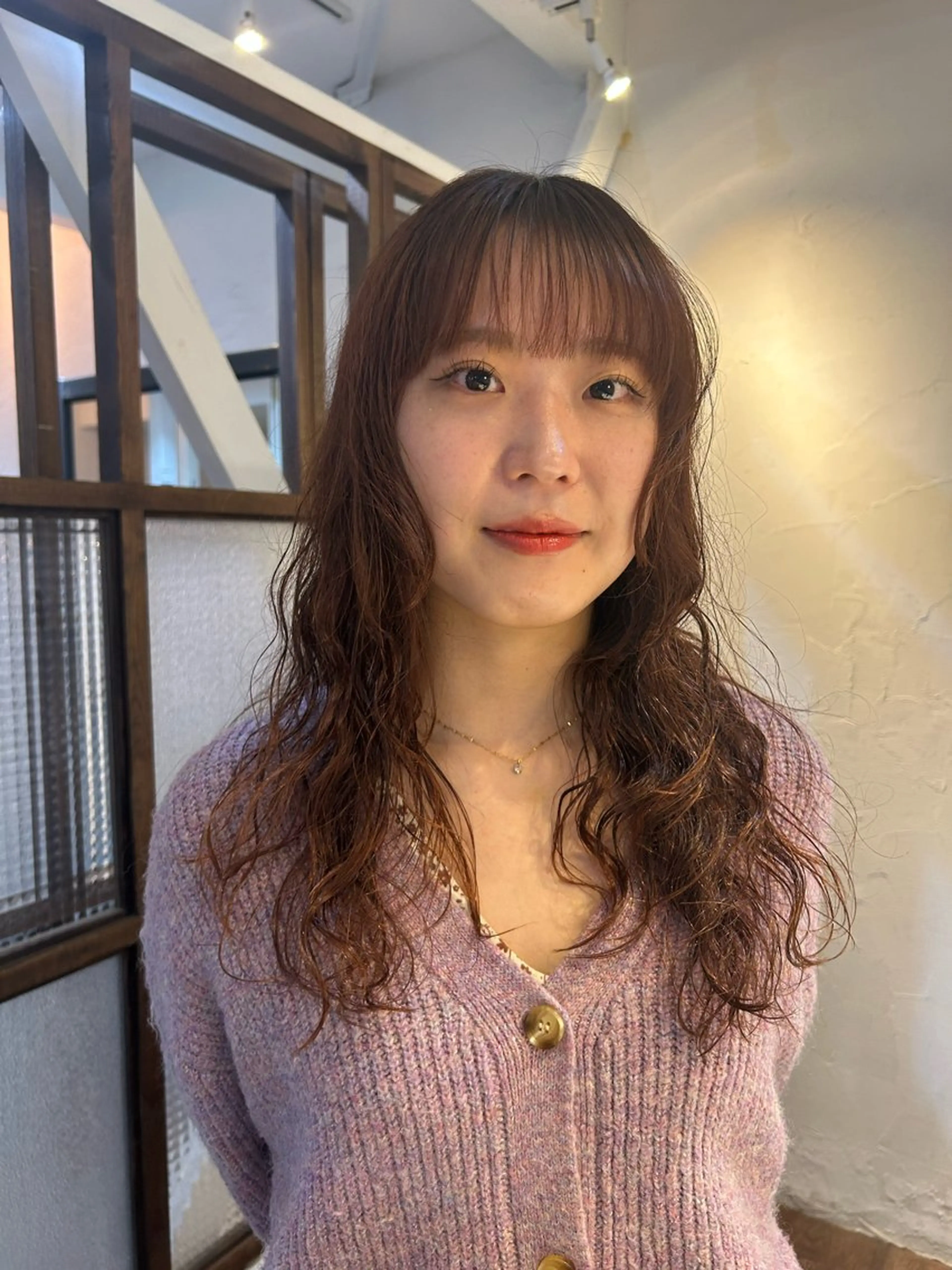 セミロング カット パーマ トリートメント MOMOKA💫 YARD【学芸大学】のヘアスタイル