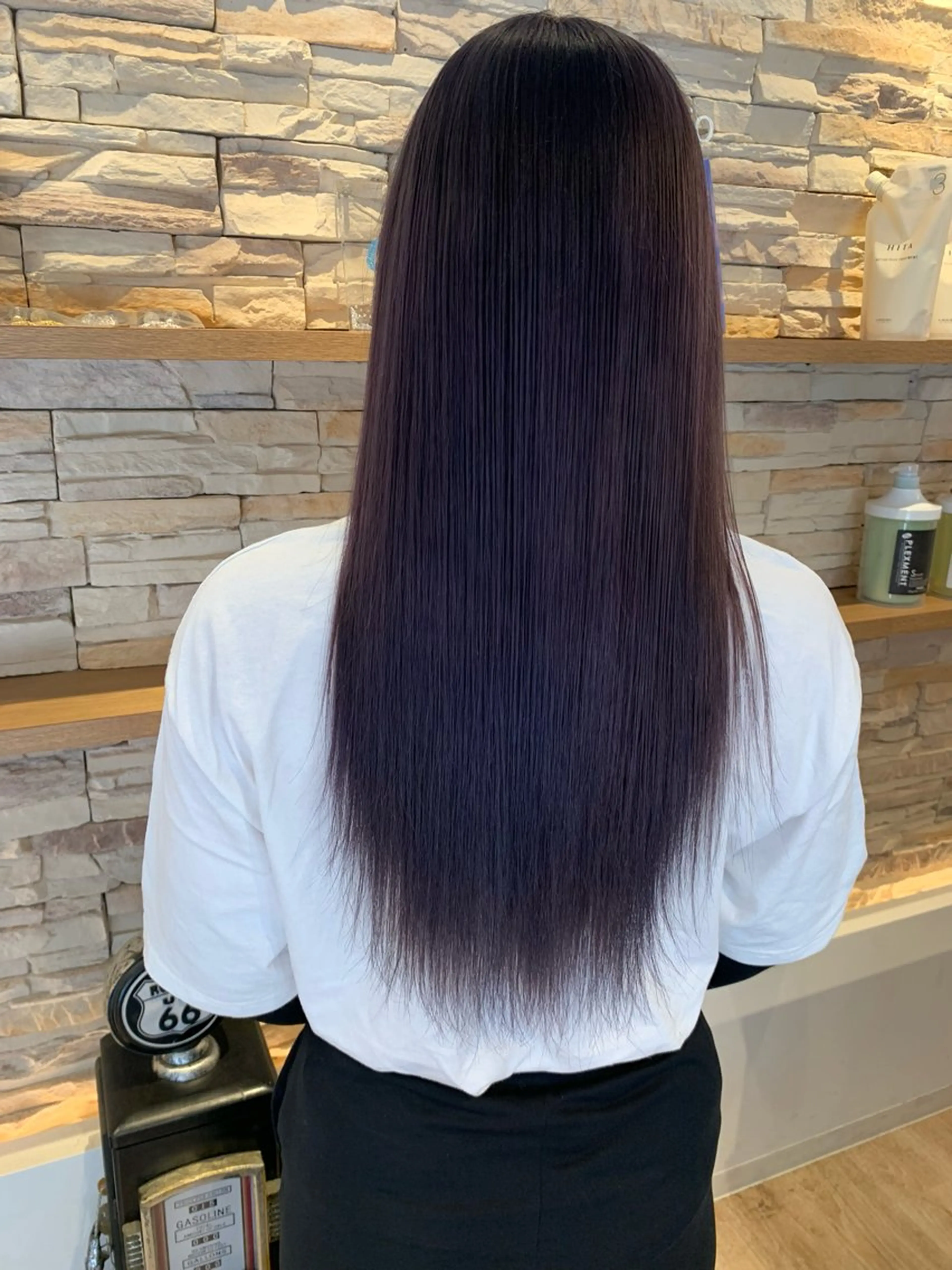 ロング カラー ブリーチ トリートメント 佐野 大貴のヘアスタイル