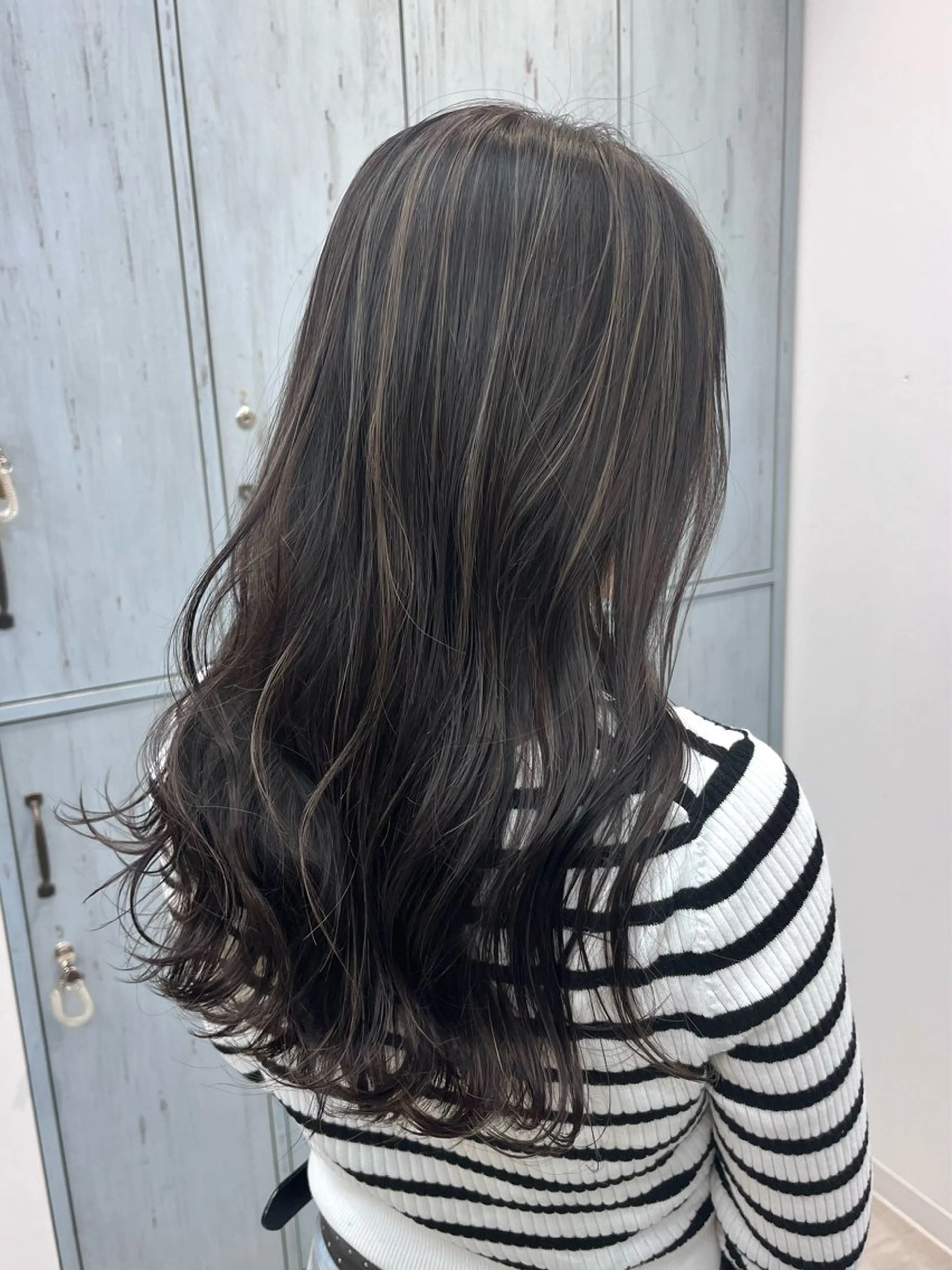 ロング ハイライト レイヤーカット ヘアカラー YUME/ブリーチ /カットモデル募集中のヘアスタイル