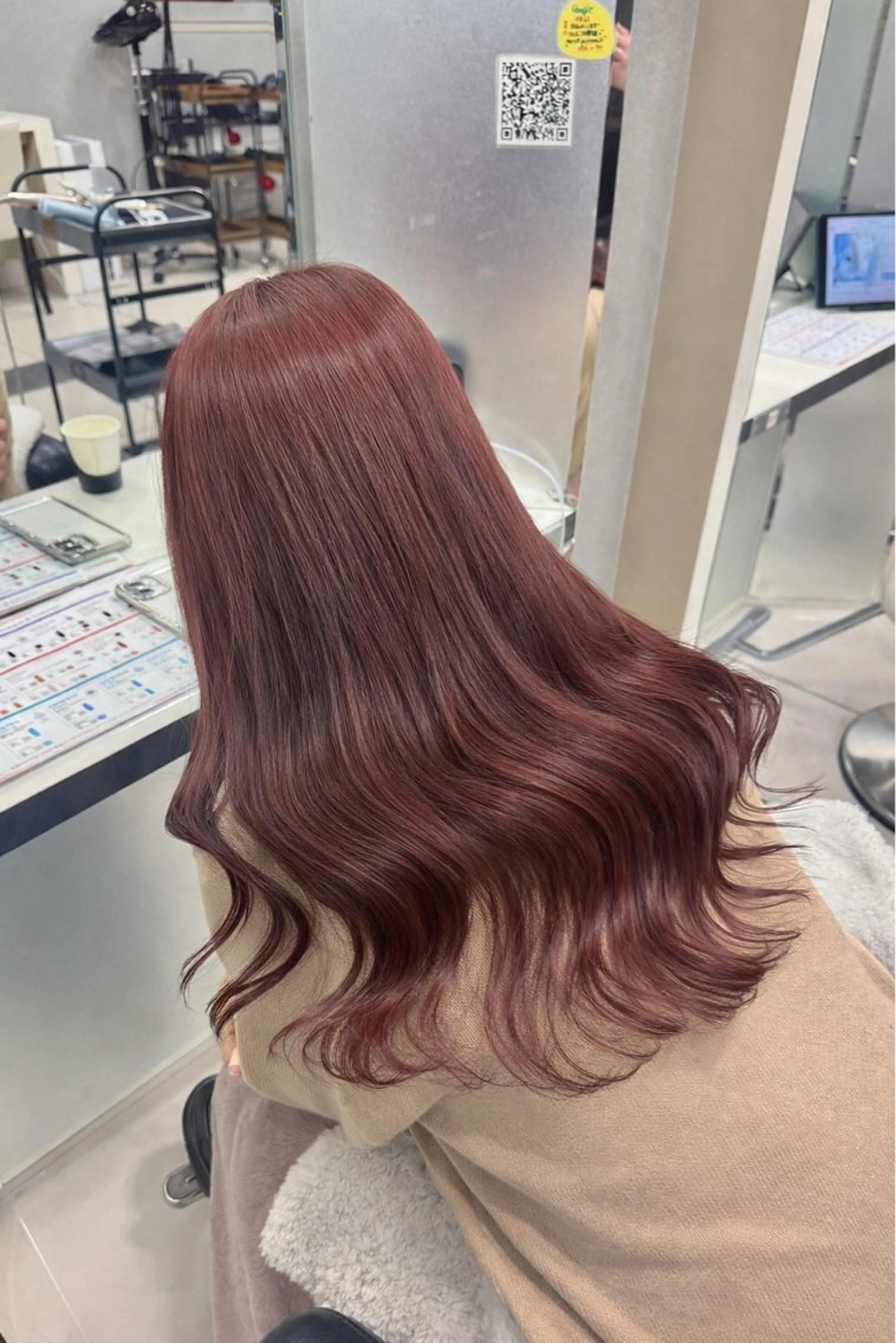 《❤️暖色限定カラー🍎》暖色ワンカラー➕1stepトリートメントの写真