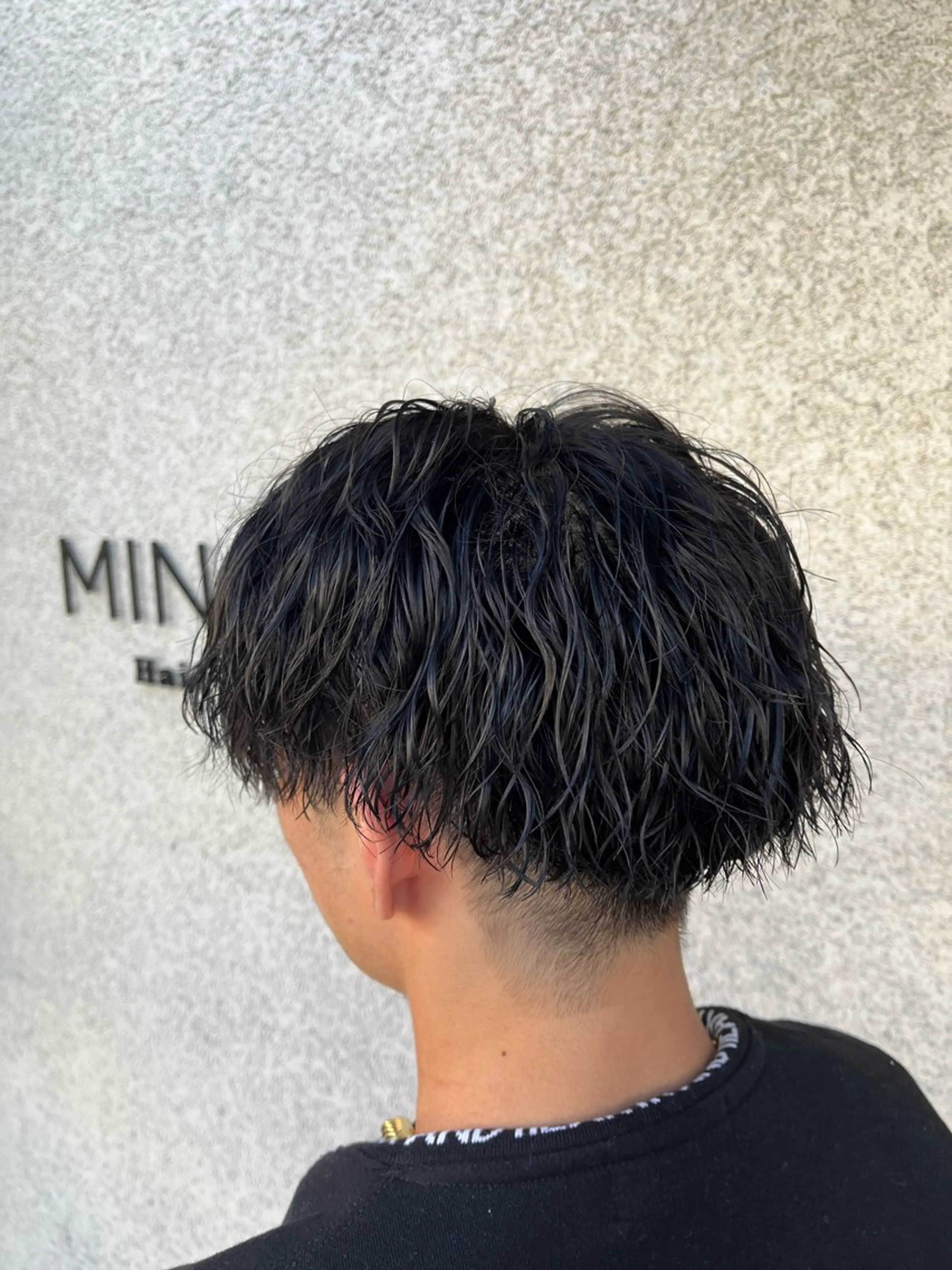 パーマ メンズ センターパート メンズパーマ ツイストスパイラルパーマ スパイラルパーマ 飛田 悠佑のヘアスタイル