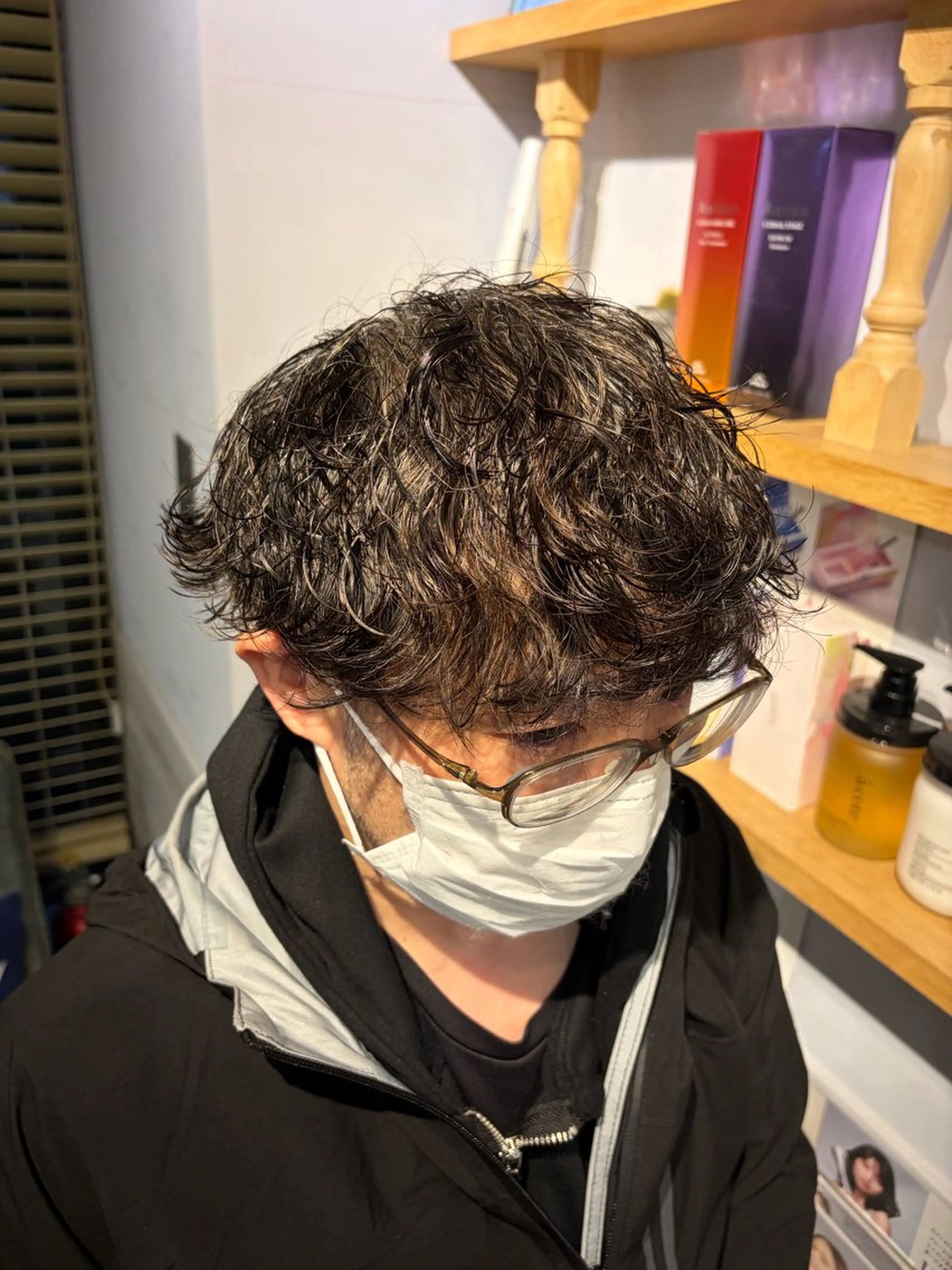 パーマ メンズ メンズパーマ 波巻きパーマ メンズ カット/カラー 惇のヘアスタイル