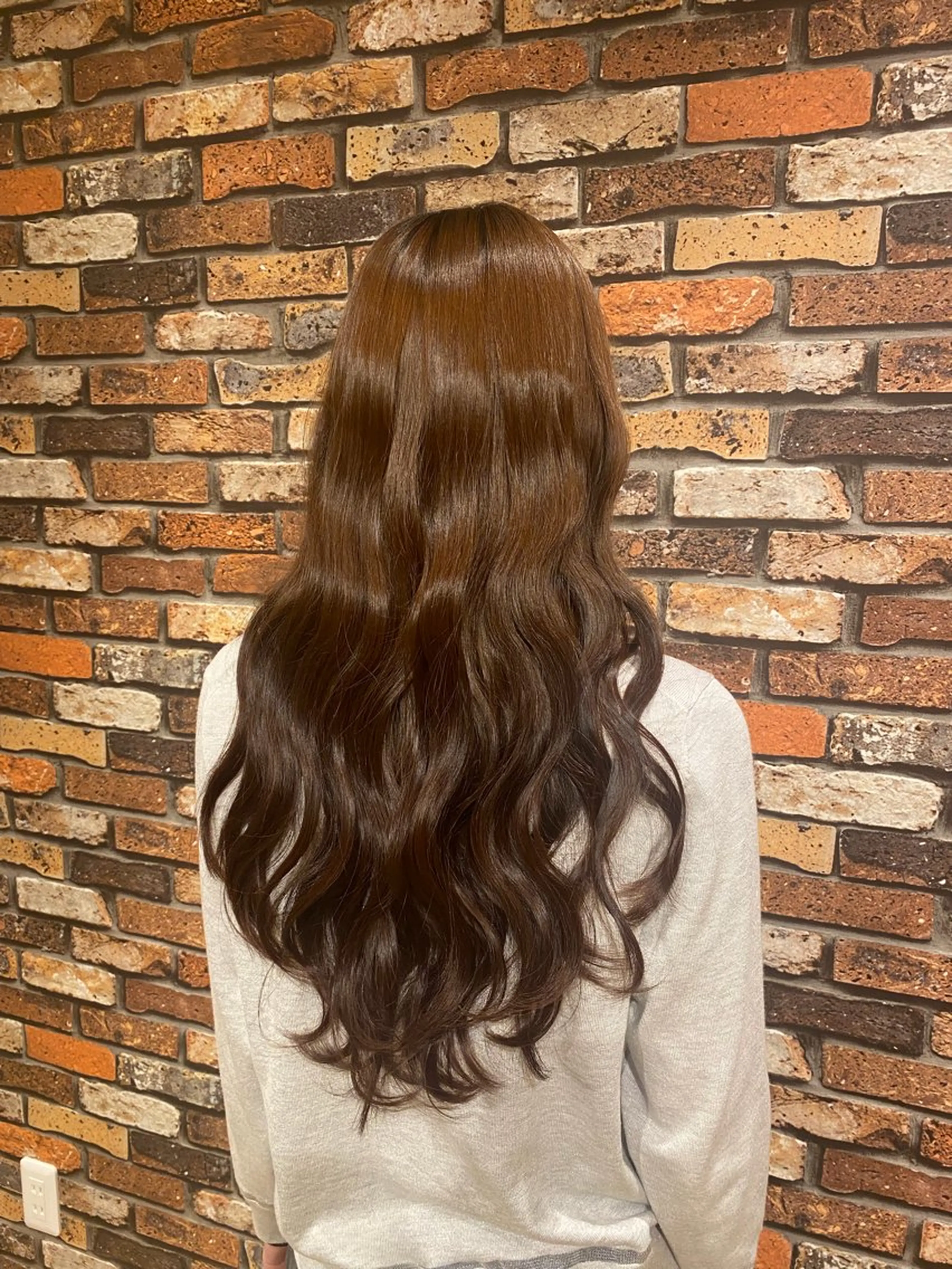 ロング トリートメント 💎ツヤ髪ストレート カラー💎かのんのヘアスタイル