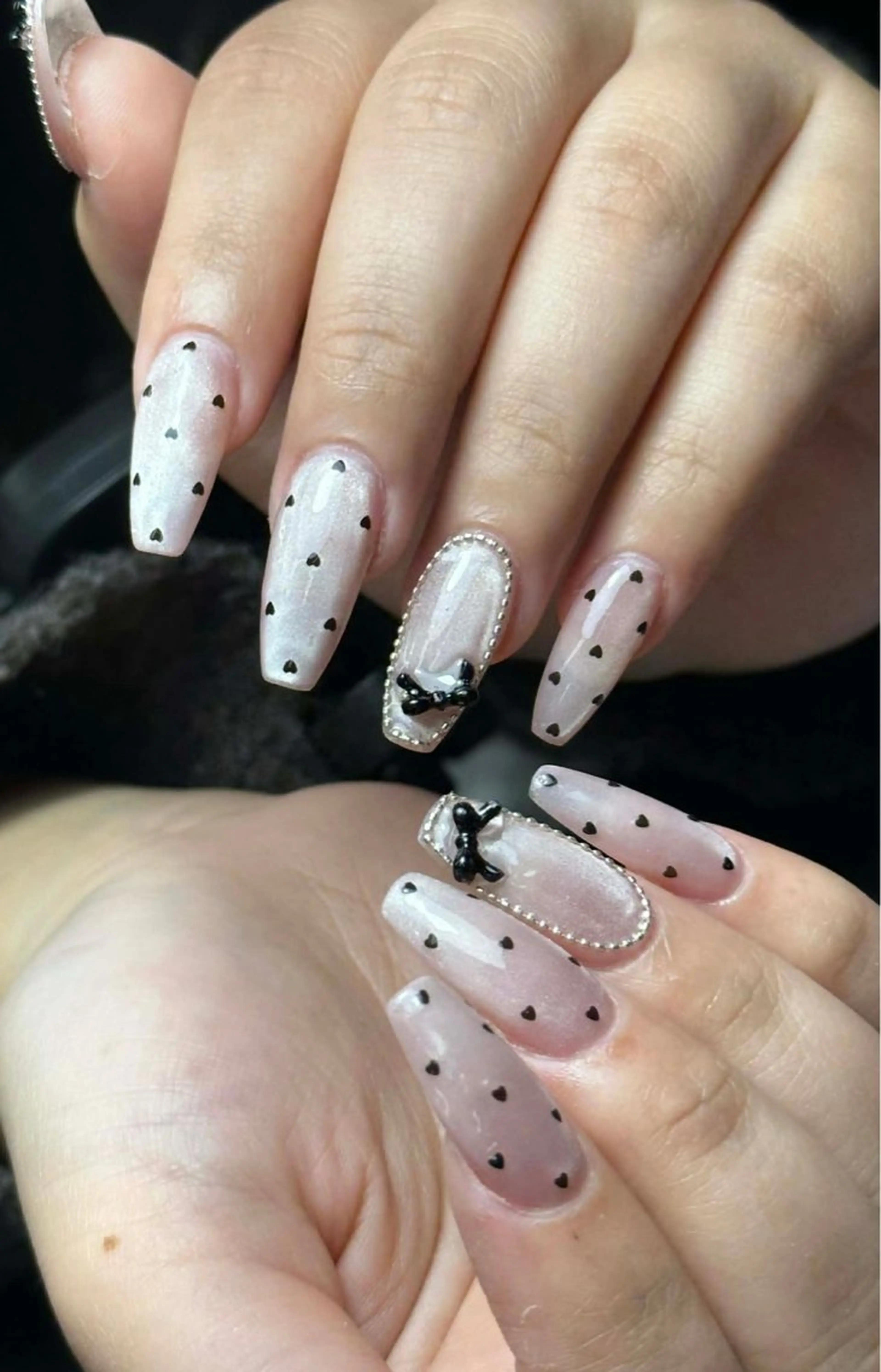 ネイル 韓国ネイル 持ち込み ニュアンスネイル ネイルチップ ハンドネイル Tini ANA.CHUOのネイルデザイン