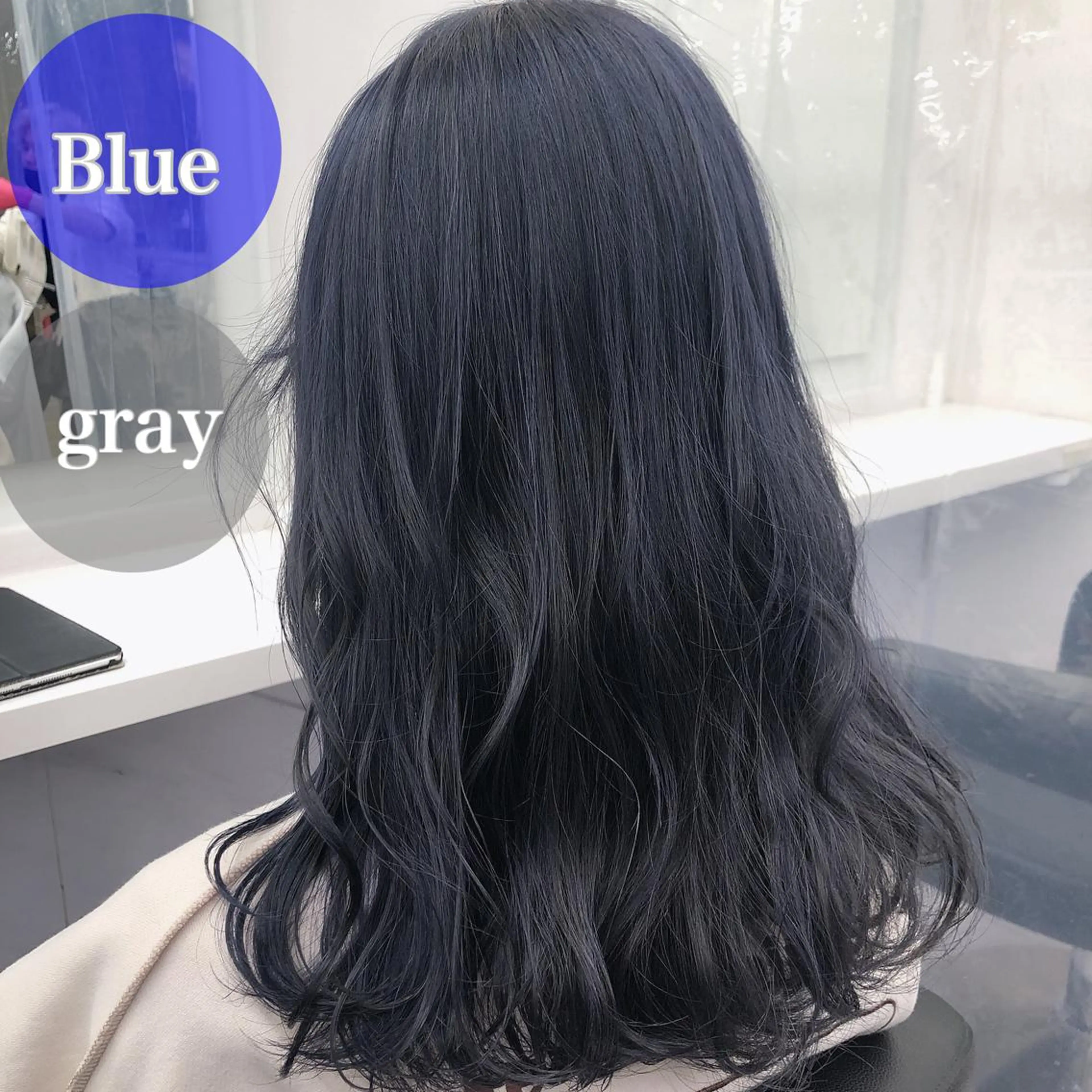 セミロング カラー パーマ ヘアアレンジ メンズ キッズ ネイル マツエク・マツパ 🦋韓国レイヤー｜ 透明感グレージュ🦋のヘアスタイル