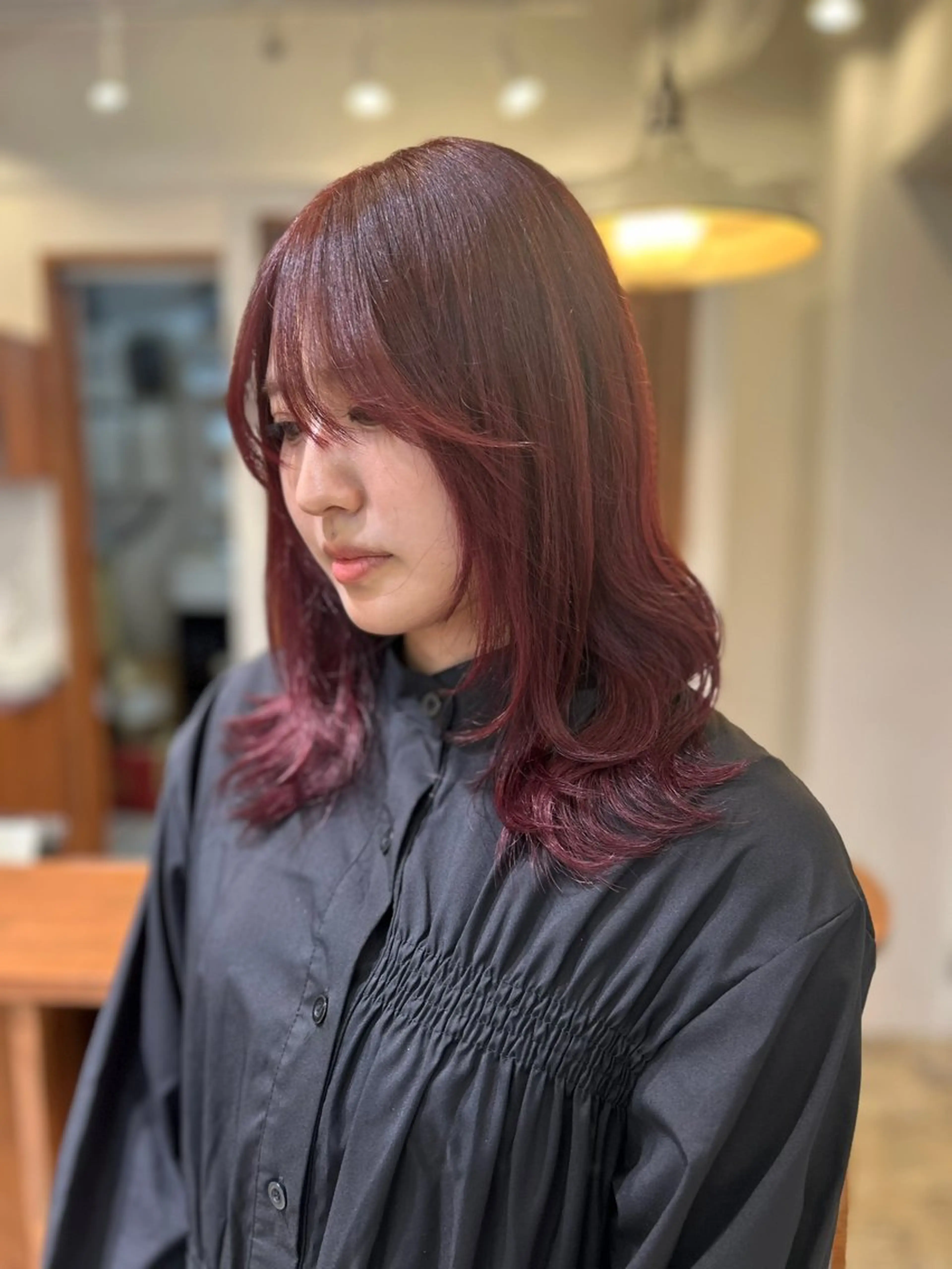 セミロング ヘアカラー collet岩崎駿王 /ブリーチ/髪質改善のヘアスタイル