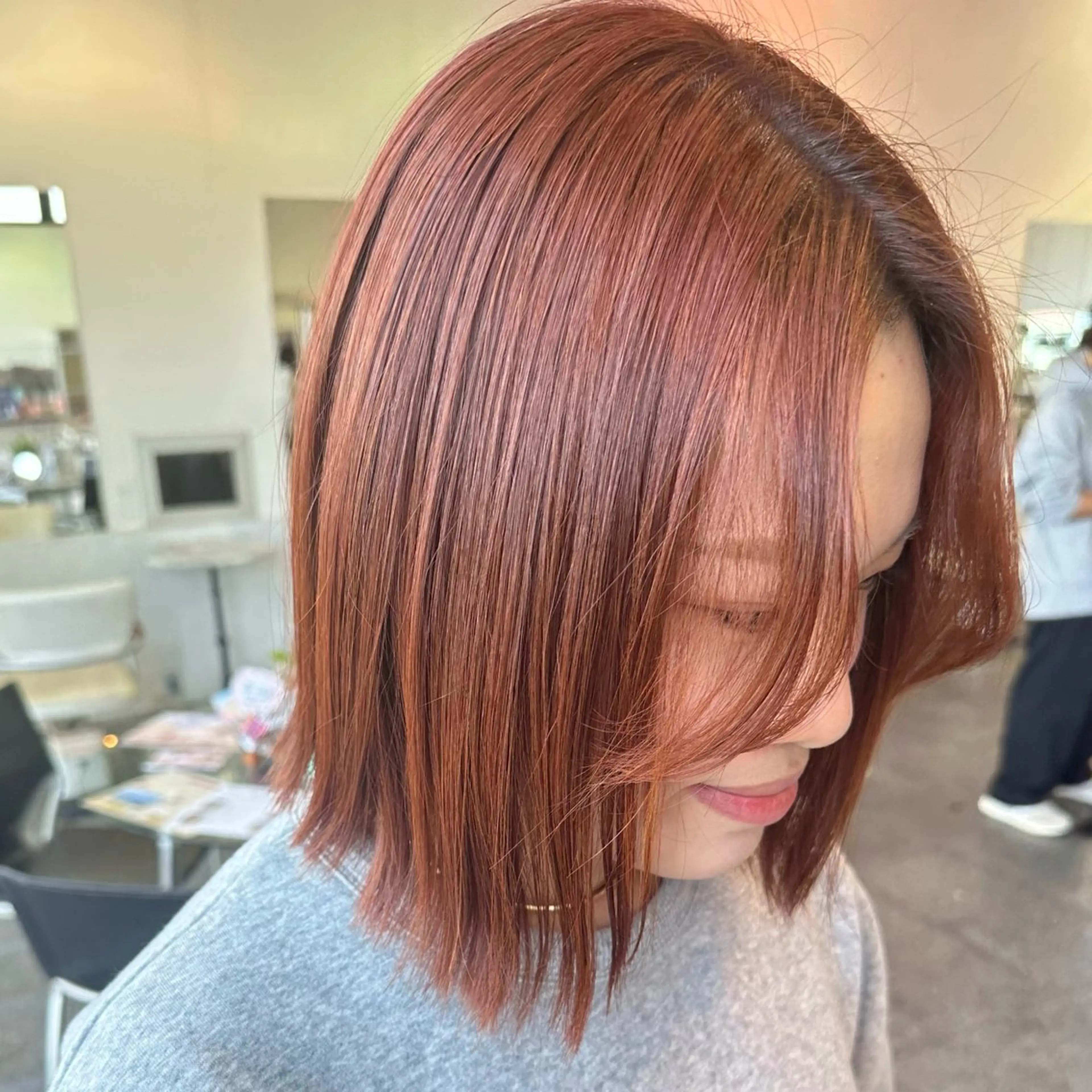 カラー 町田 里奈のヘアスタイル