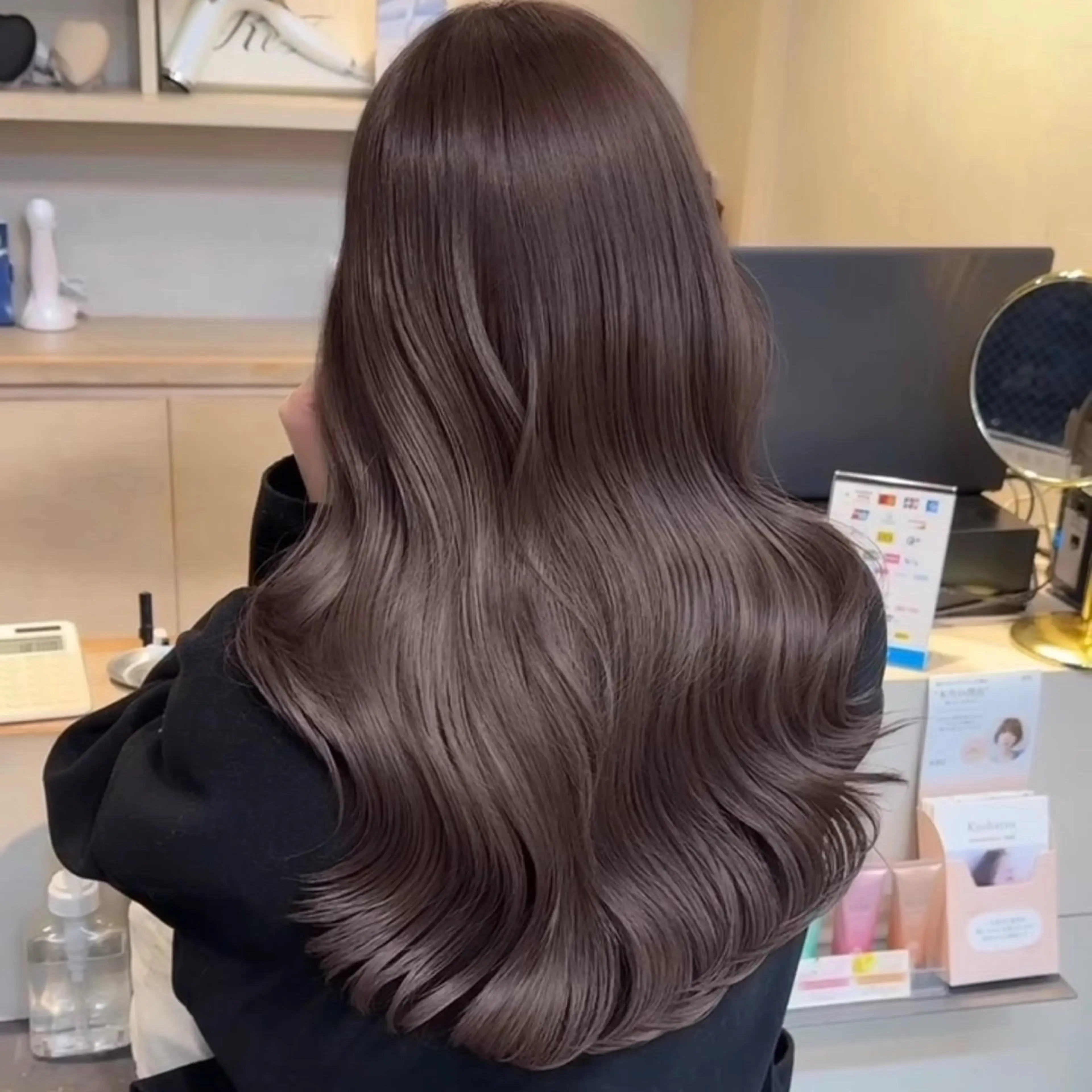 ロング カラー ヘアカラー トリートメント 透明感カラー/アレン ジ/misaki🎀のヘアスタイル